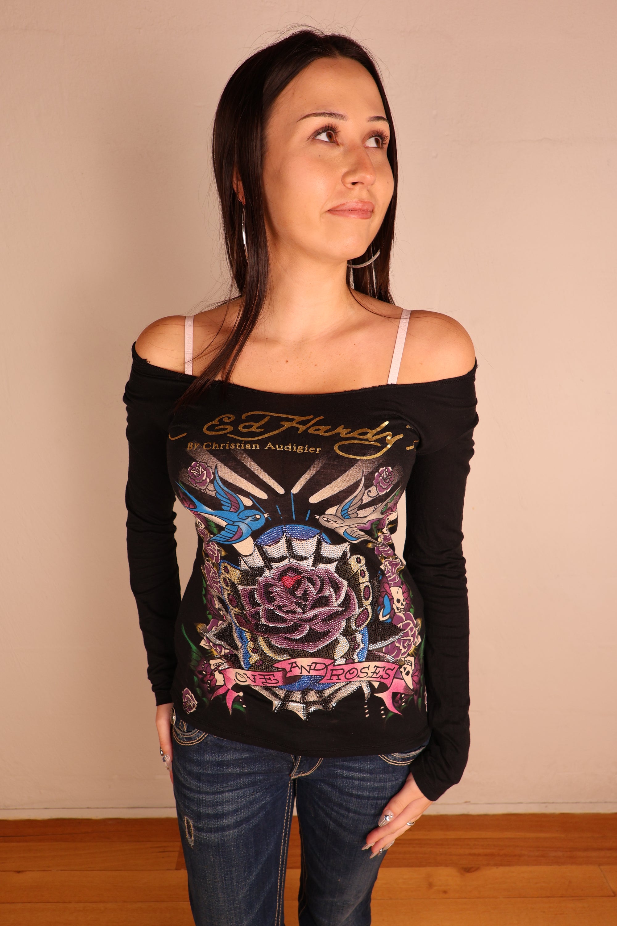 Ed Hardy Hooded Long Sleeve