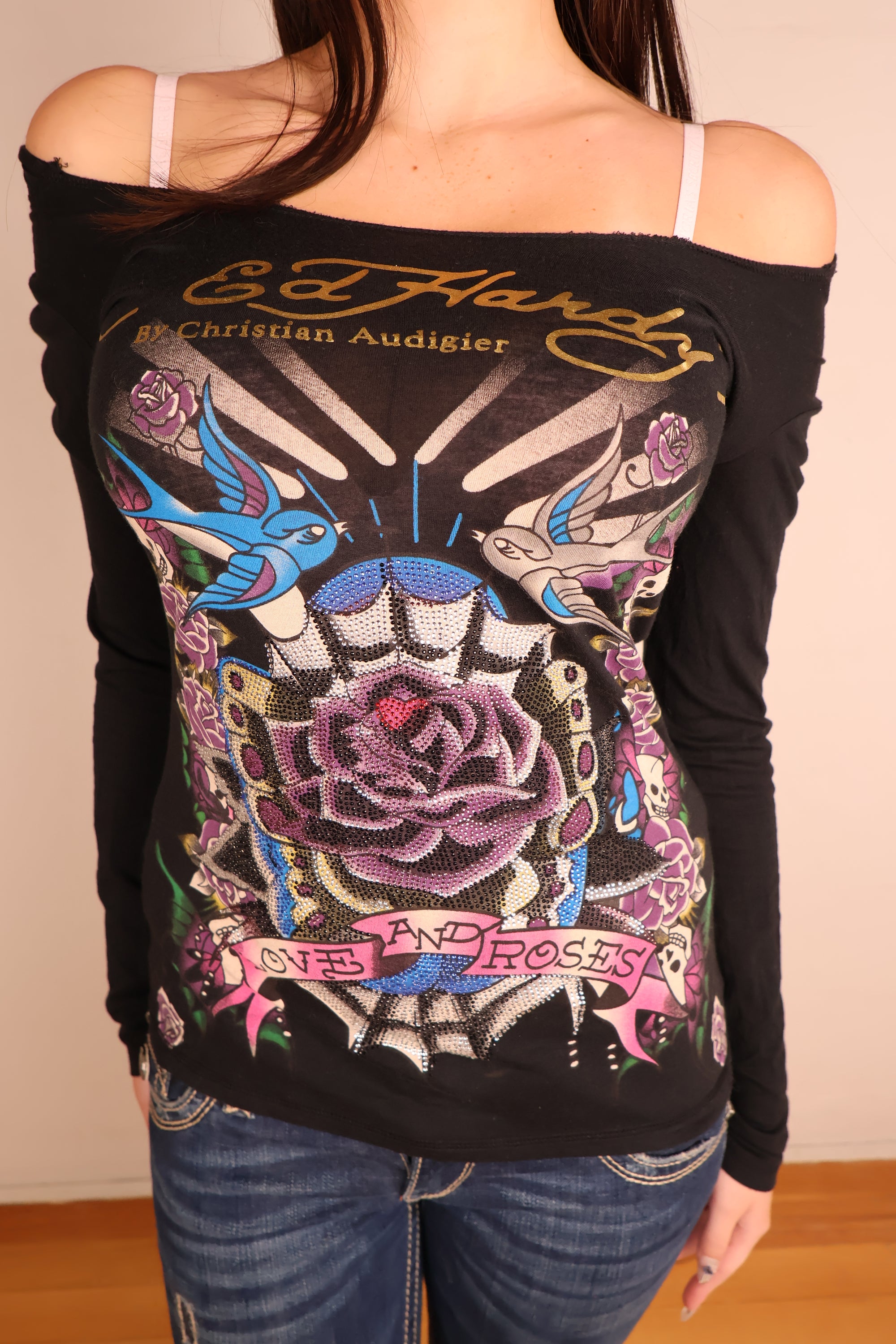 Ed Hardy Hooded Long Sleeve