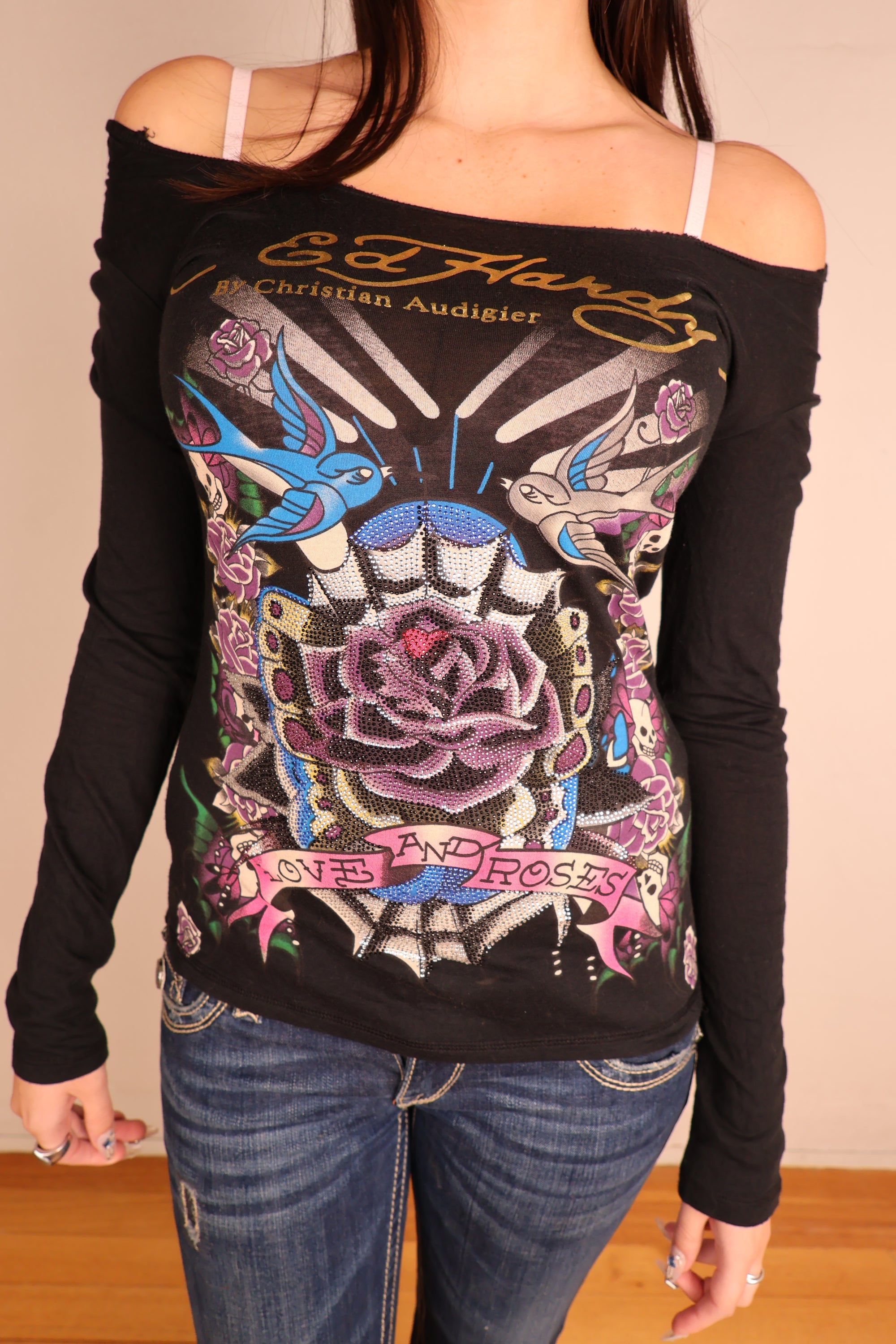 Ed Hardy Hooded Long Sleeve