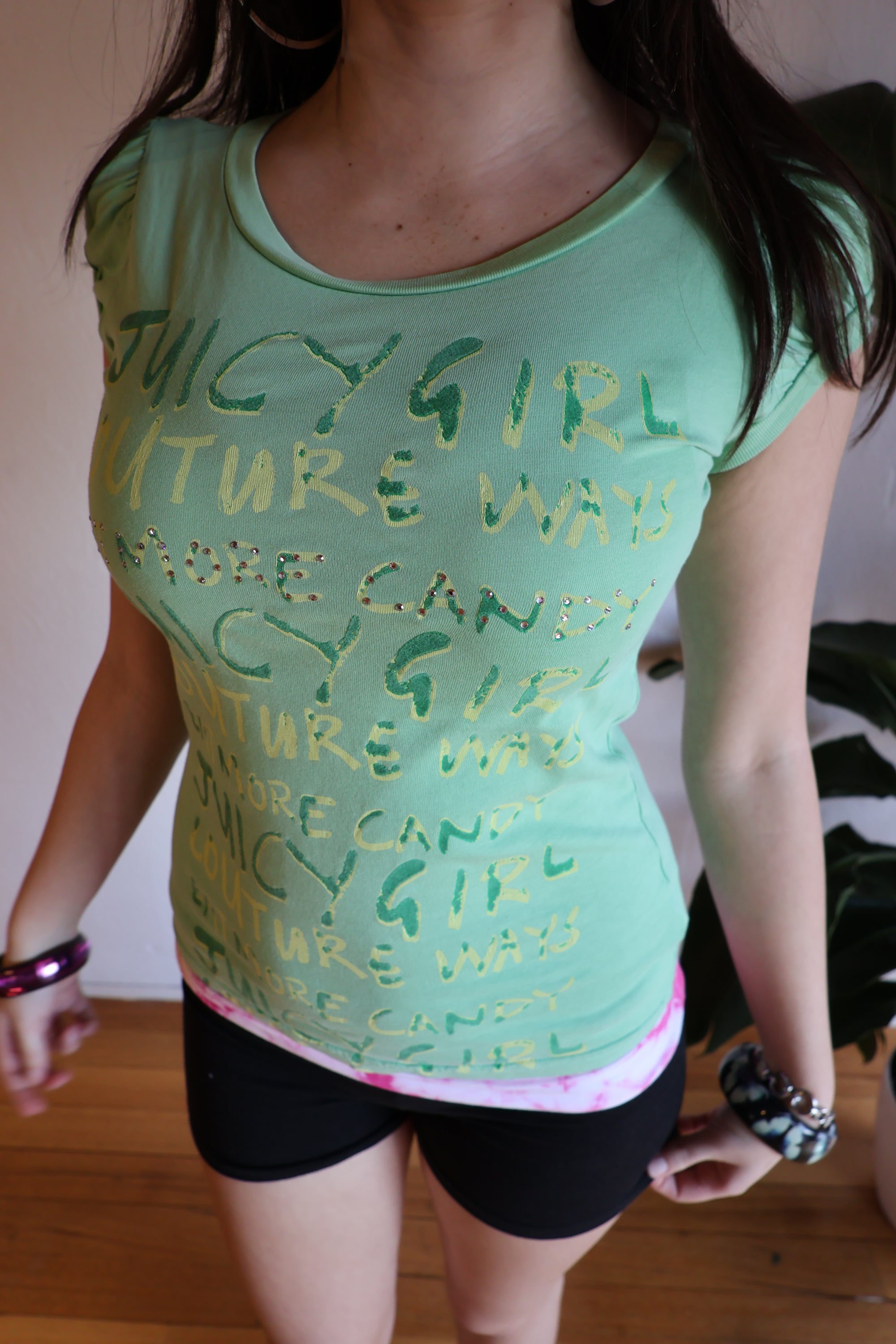 Juicy Couture Green Top S