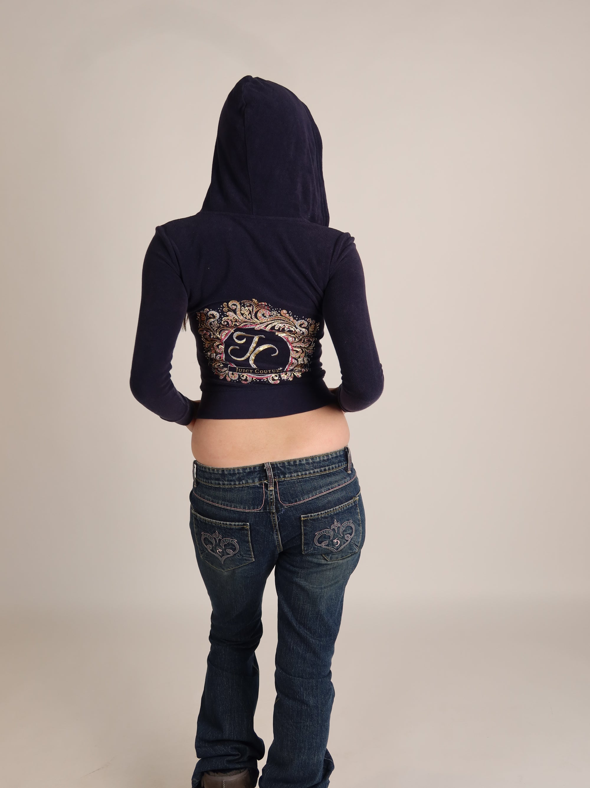Juicy Navy Hoodie XS/S
