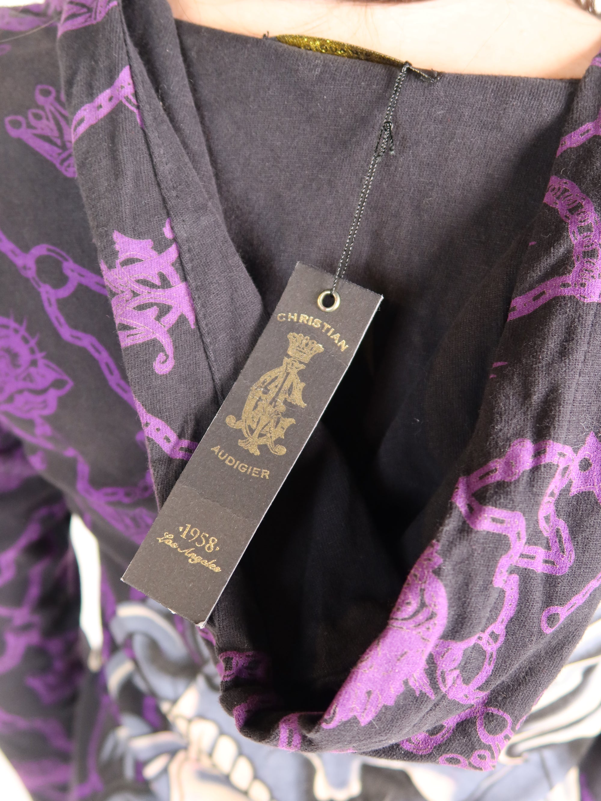 Christian Audigier Long Sleeve Hoodie M