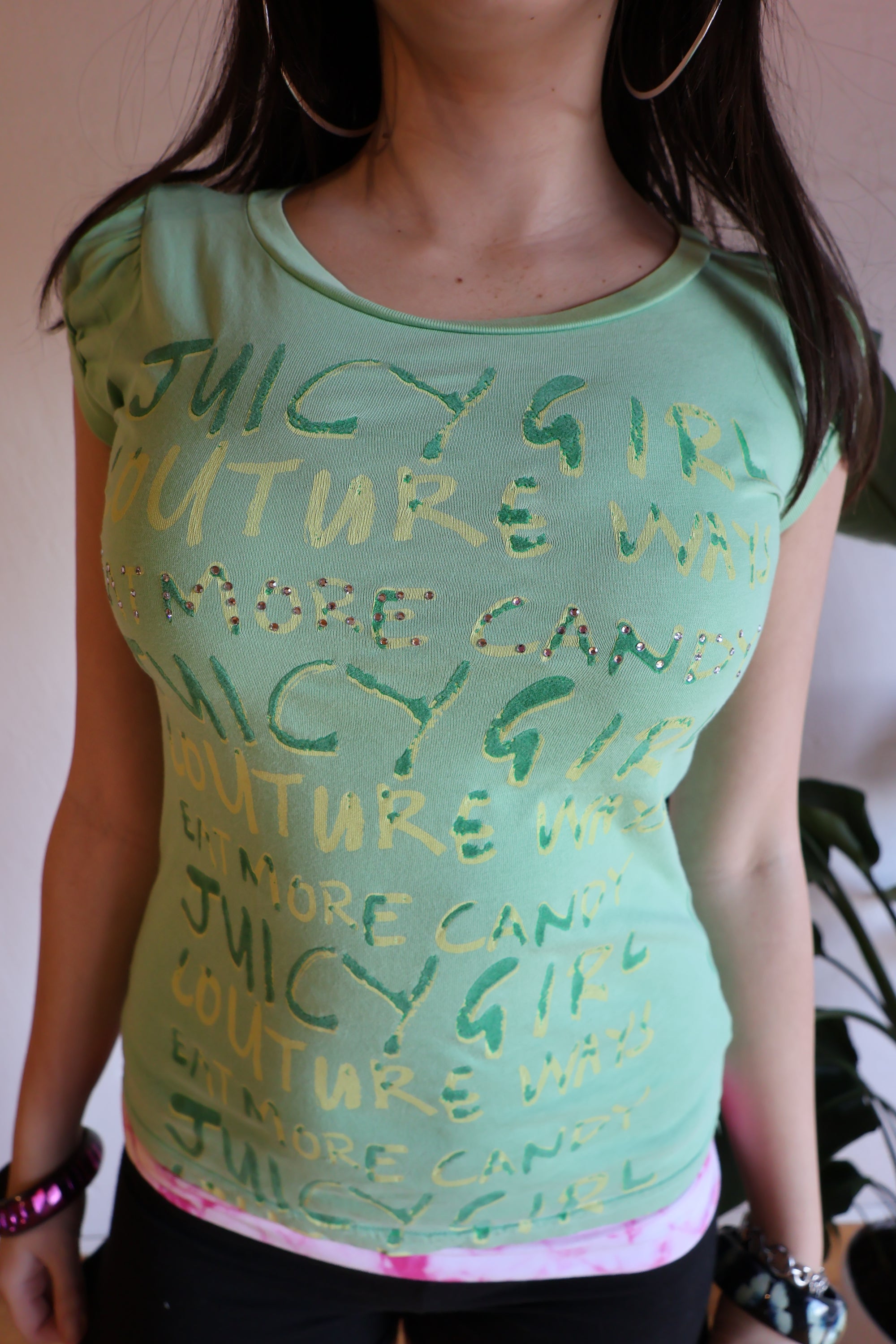 Juicy Couture Green Top S