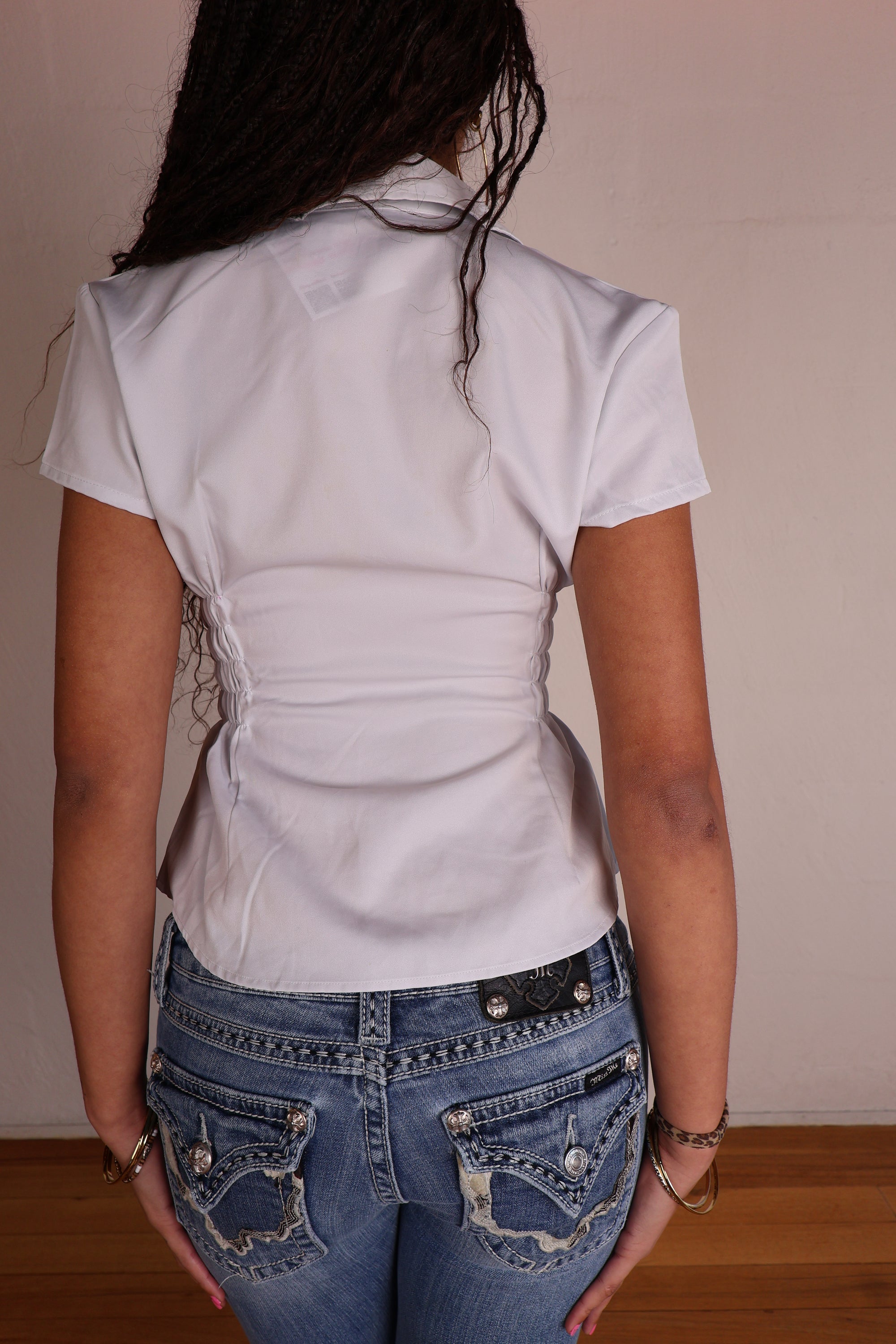 Up-Cycled Button Up XS/S