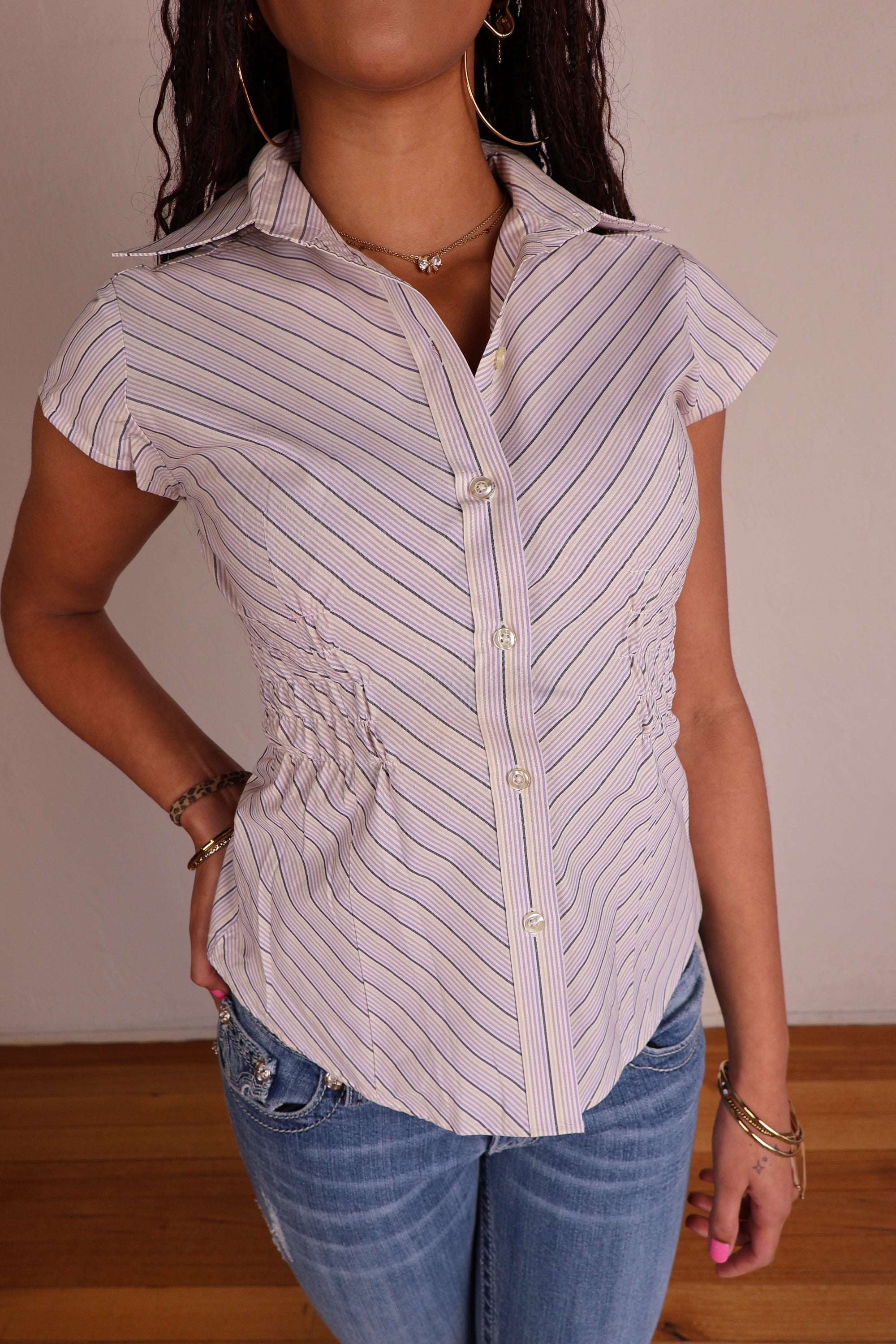 Up-Cycled Button Up
