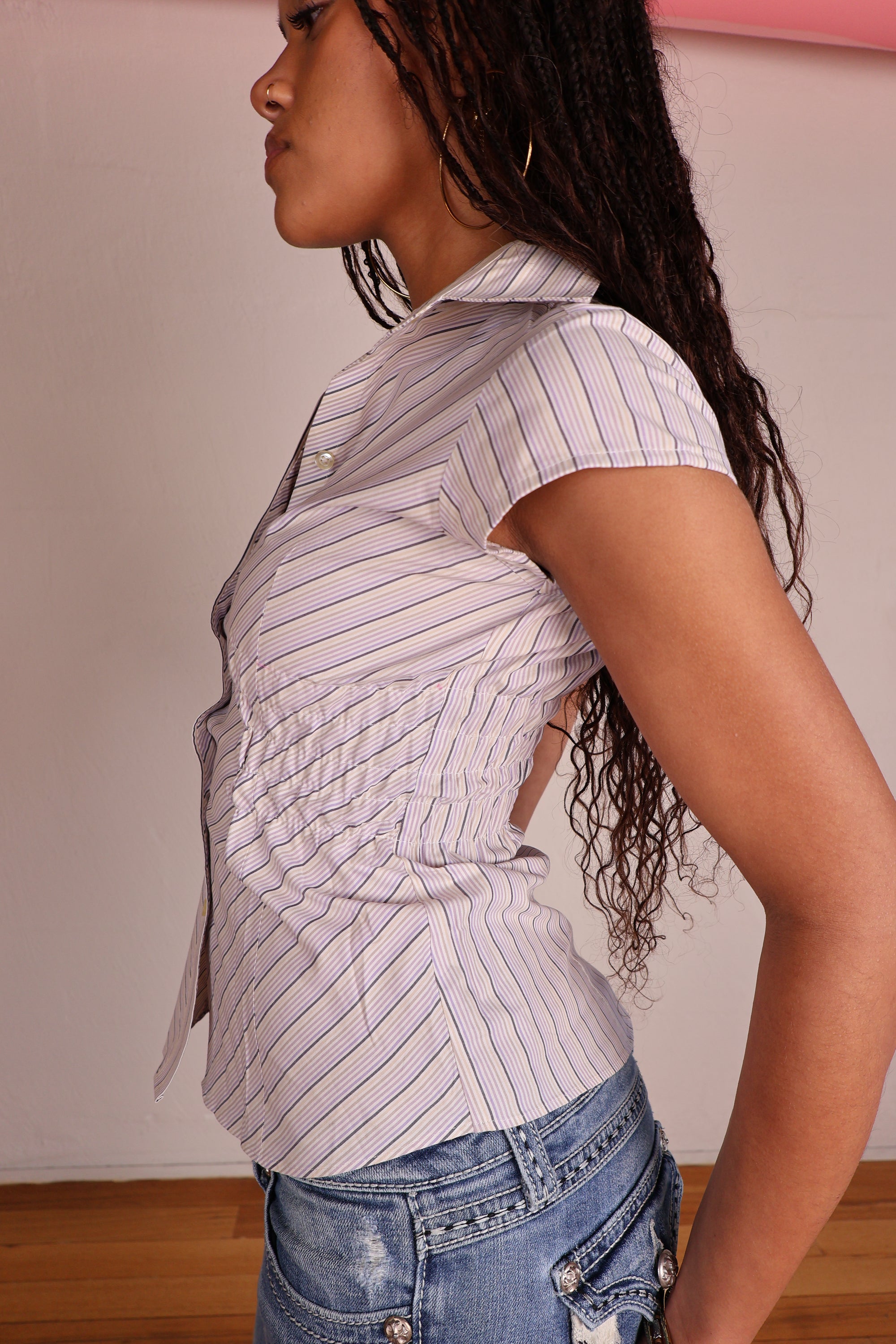Up-Cycled Button Up