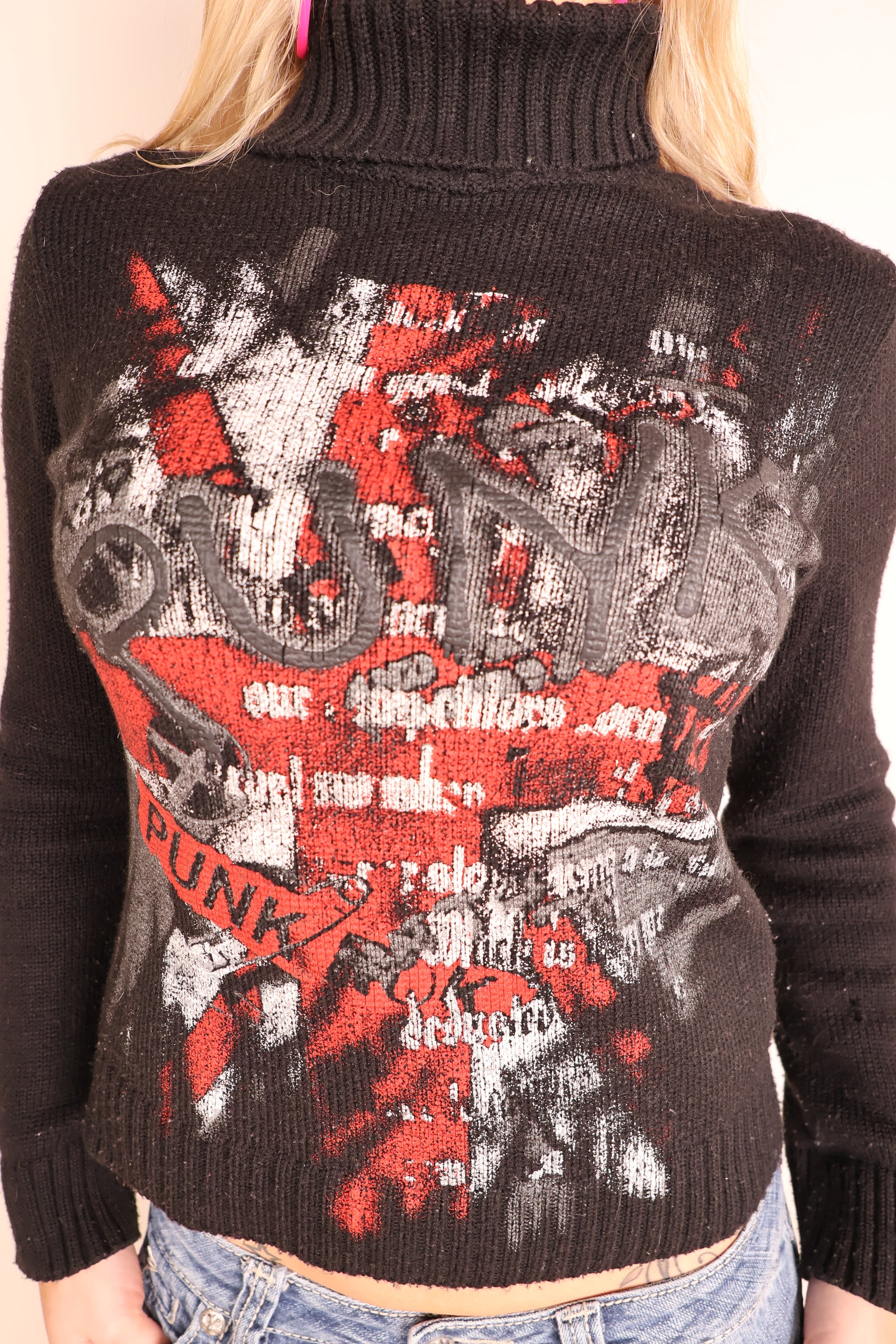 PUNK Knit Turtle Neck S/M