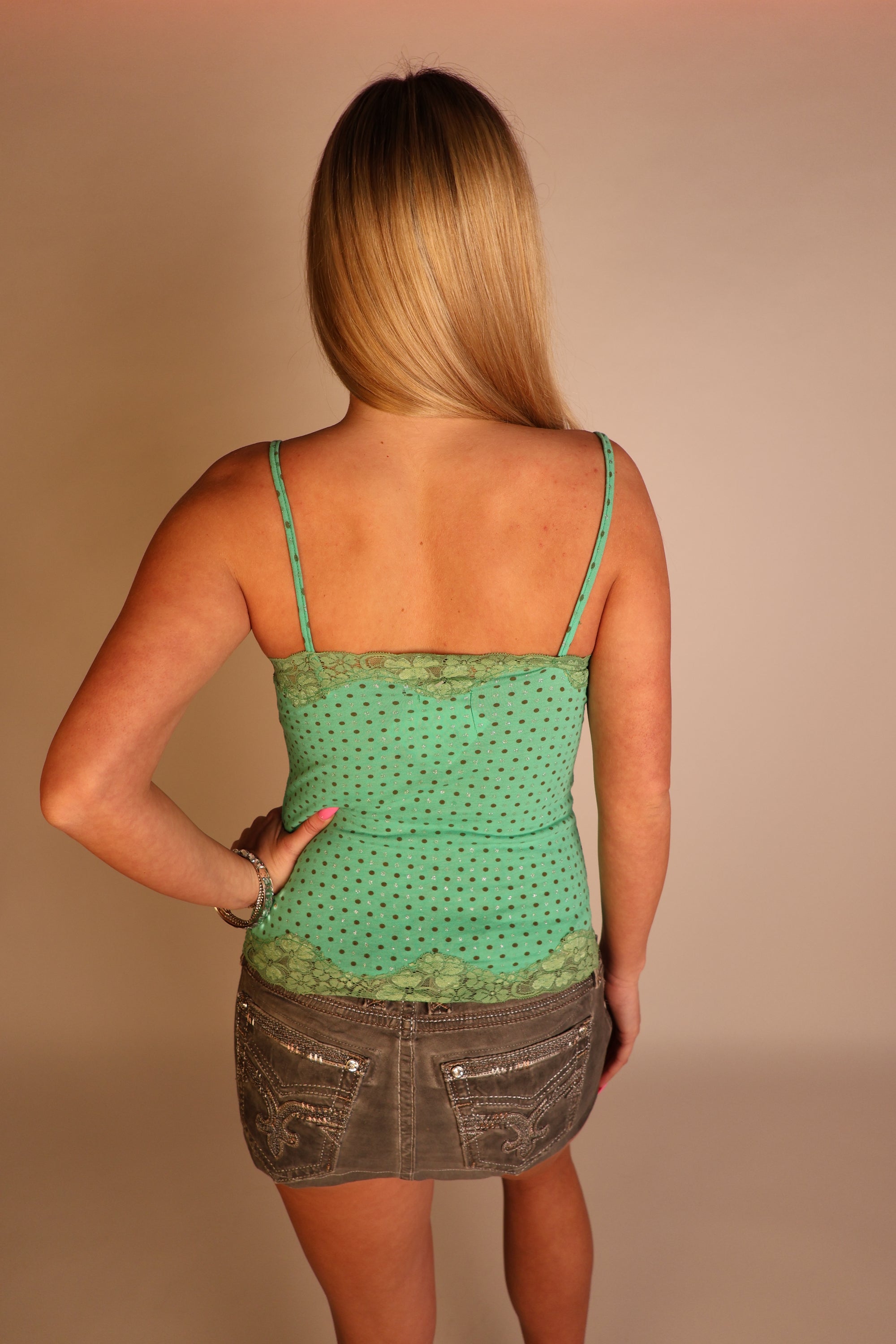Butterfly Green Cami S/M