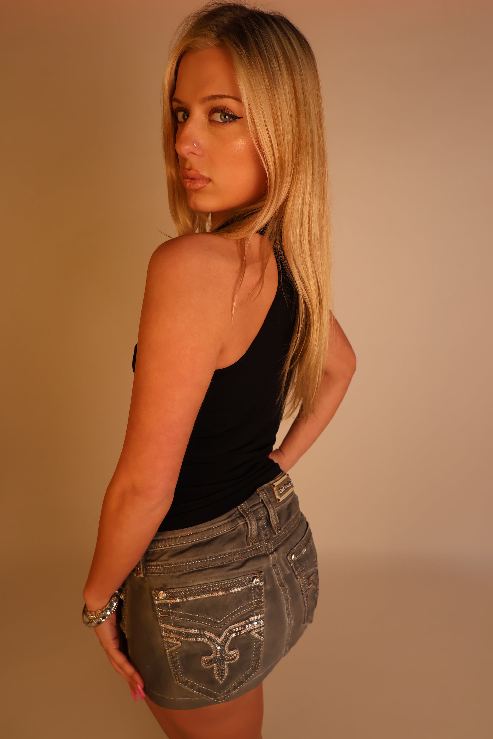 Deep-V Black Top S/M