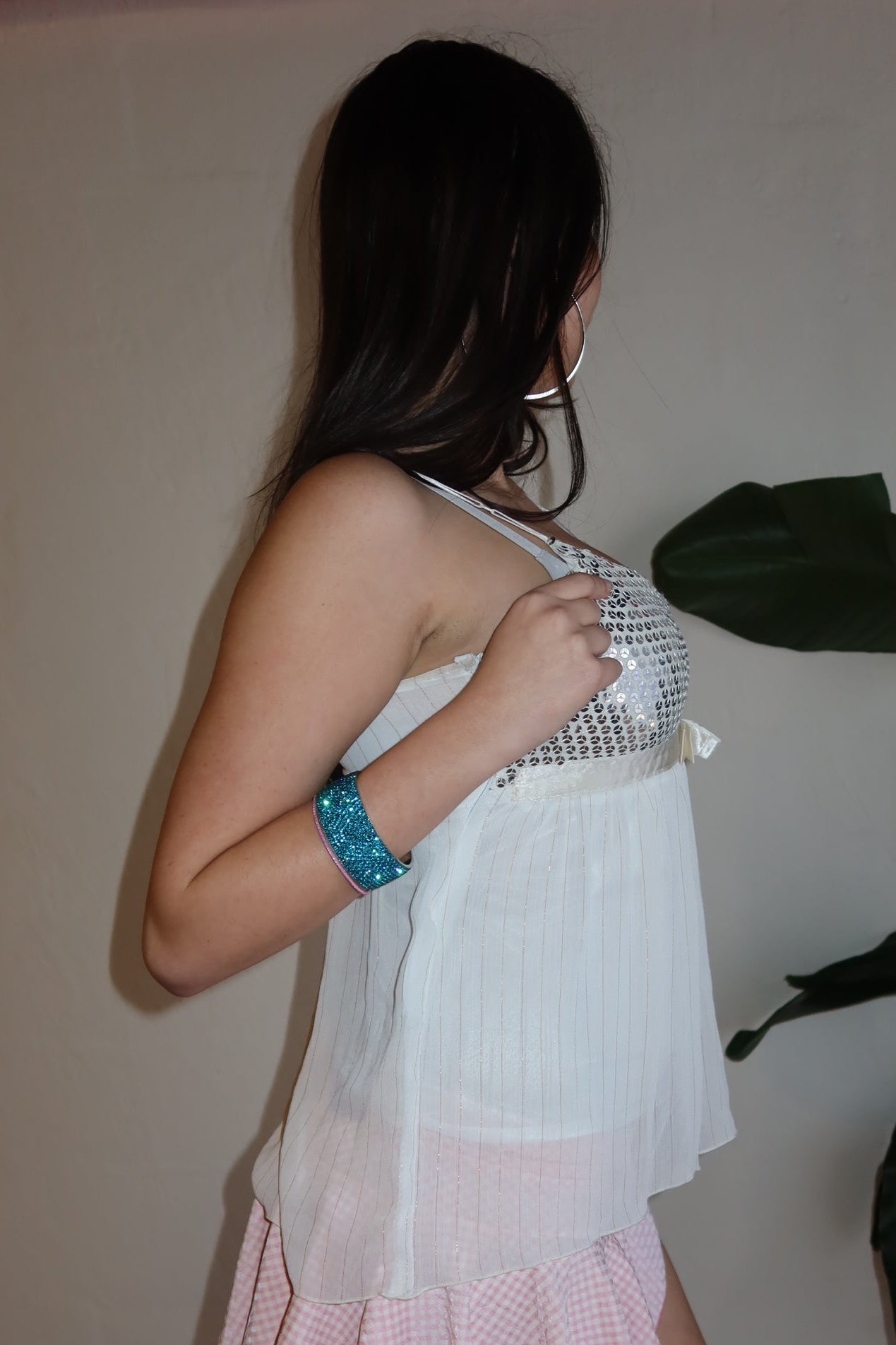 Y2K Sparkly Cami S/M