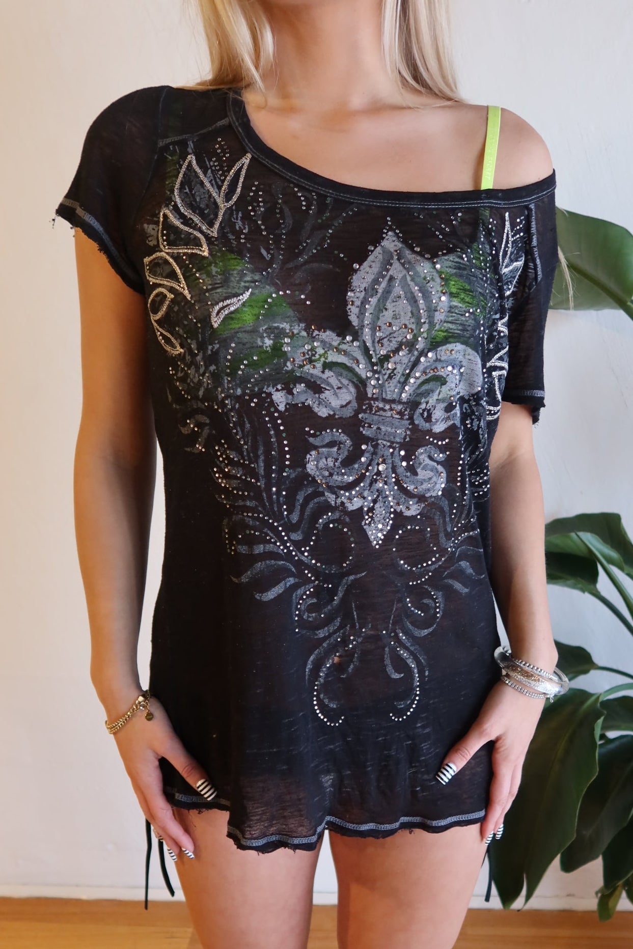 Grunge Mcbling Top M