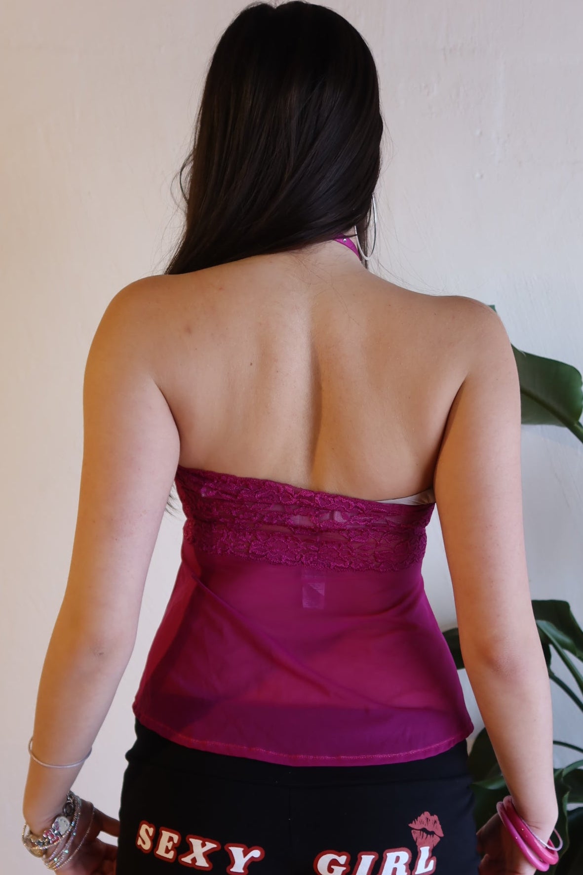 Purple Halter Cami S/M