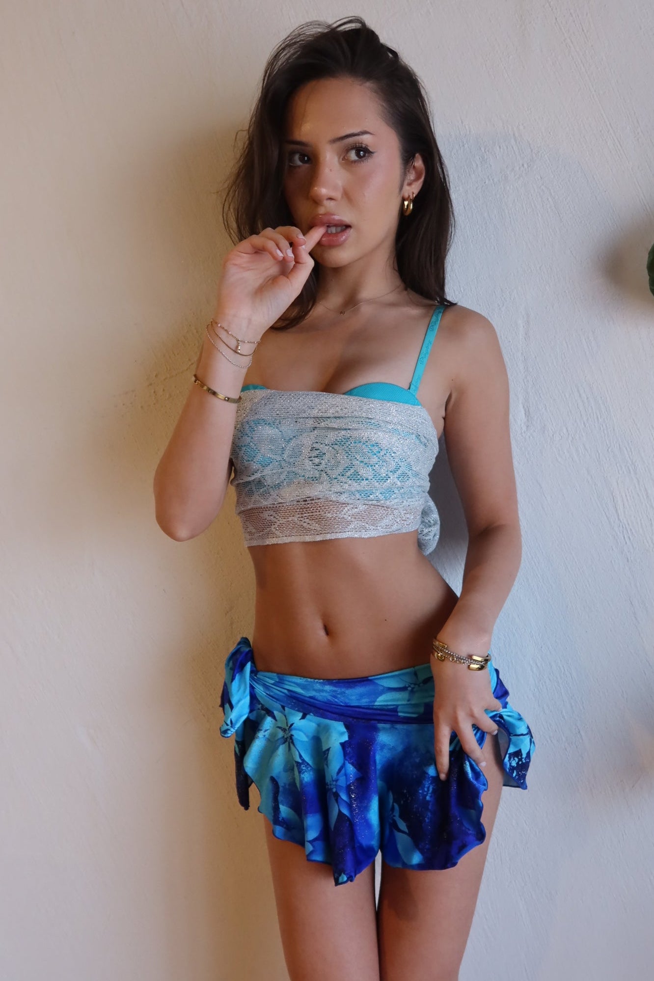 Y2K Wrap Mini Skirt XS/S