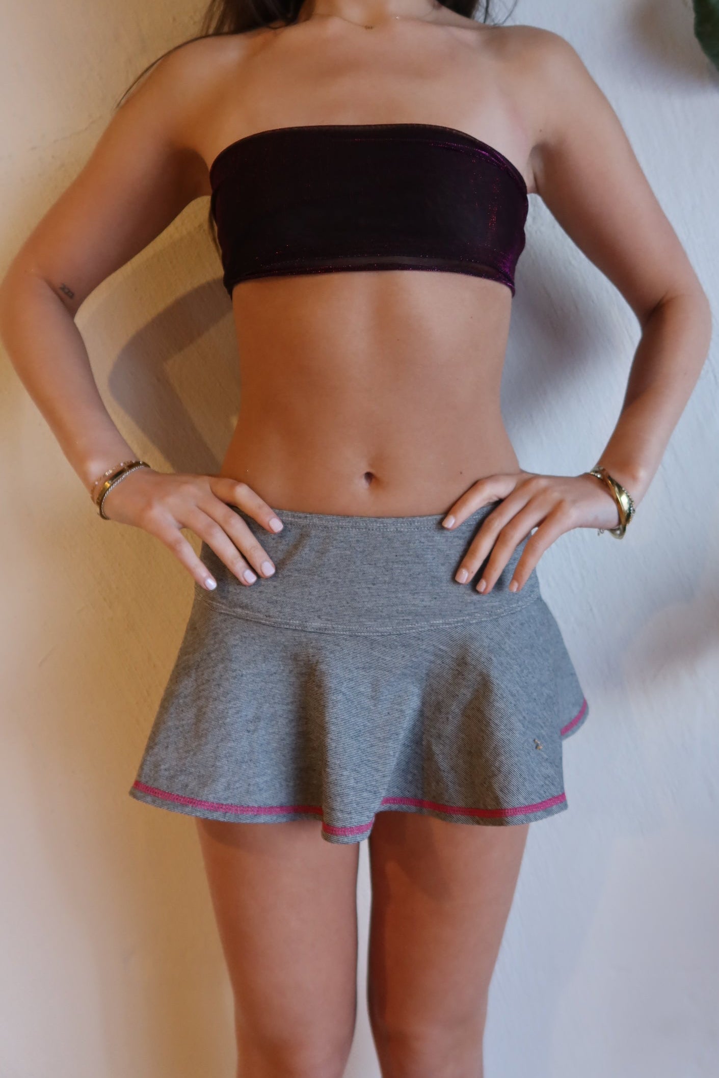 Y2K Ultra Mini Skirt XXS/XS