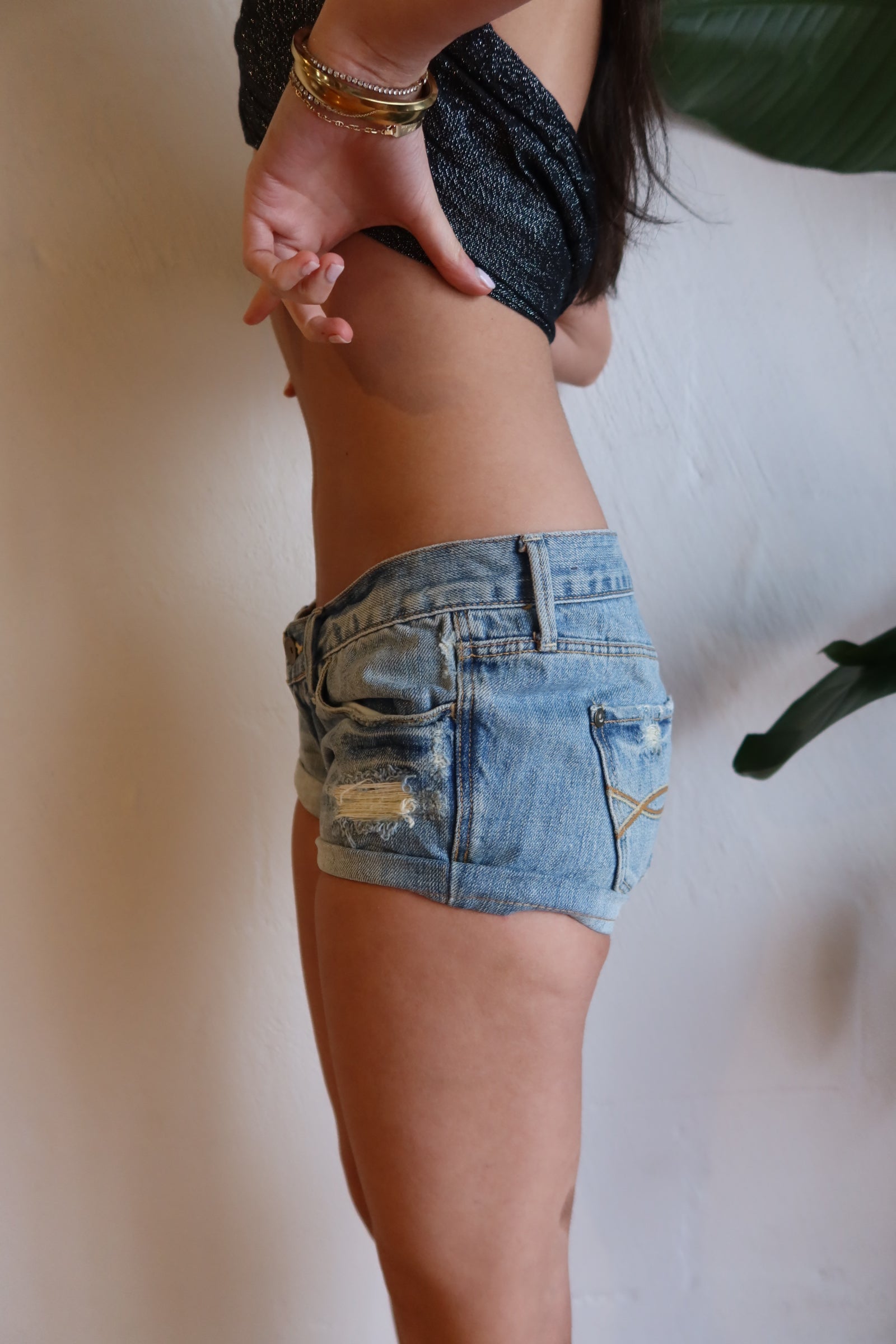 Abercrombie Mini Denim Short's XXS
