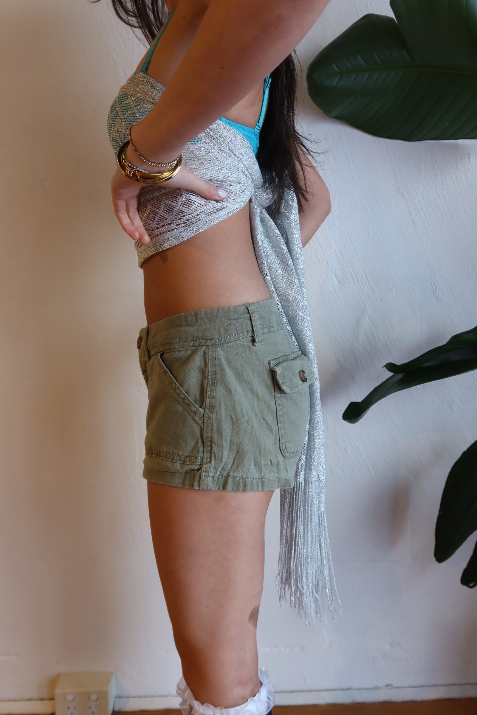 Hollister Cargo Khaki Short's S