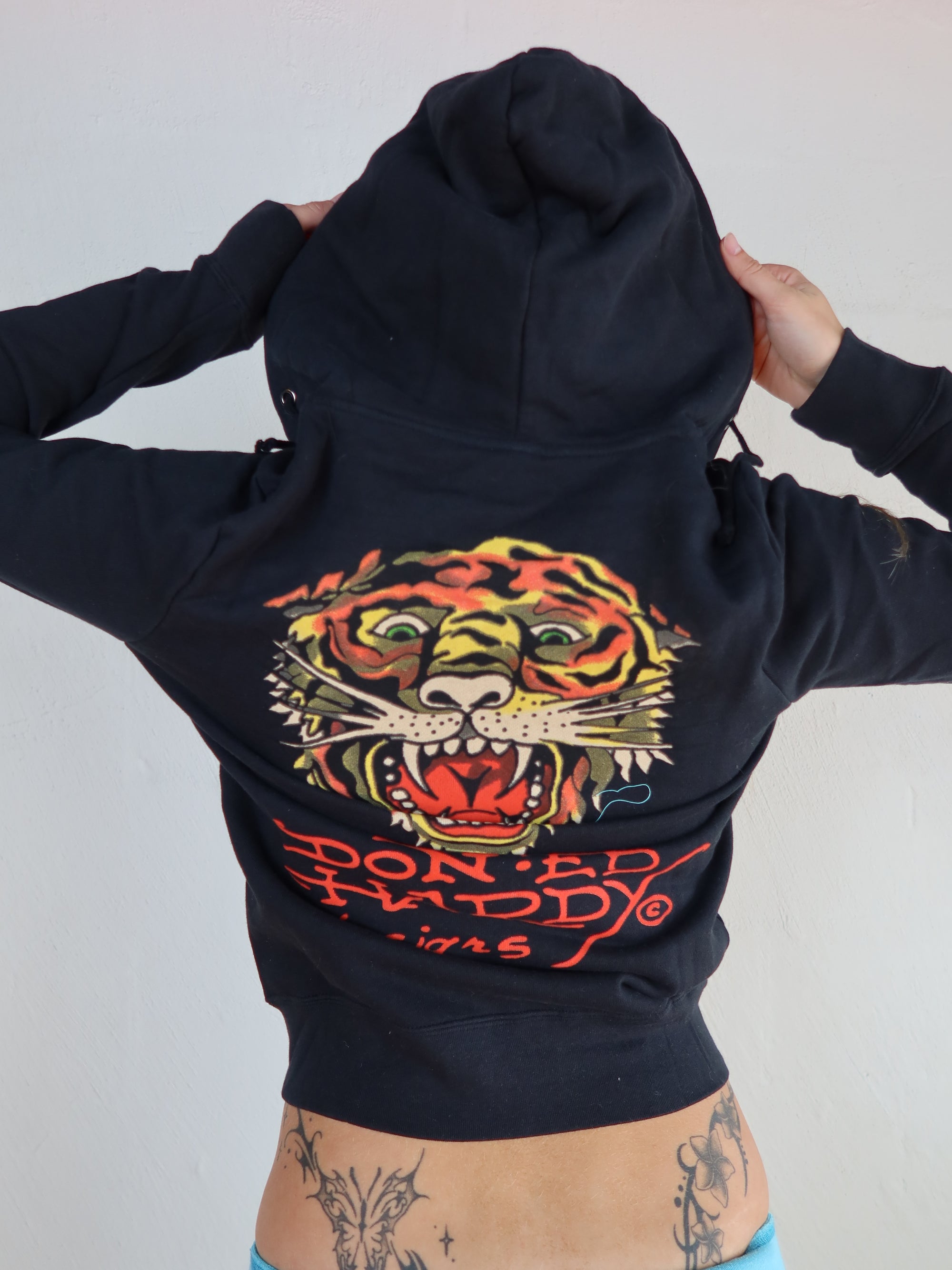 Vtg Ed Hardy Hoodie S/M
