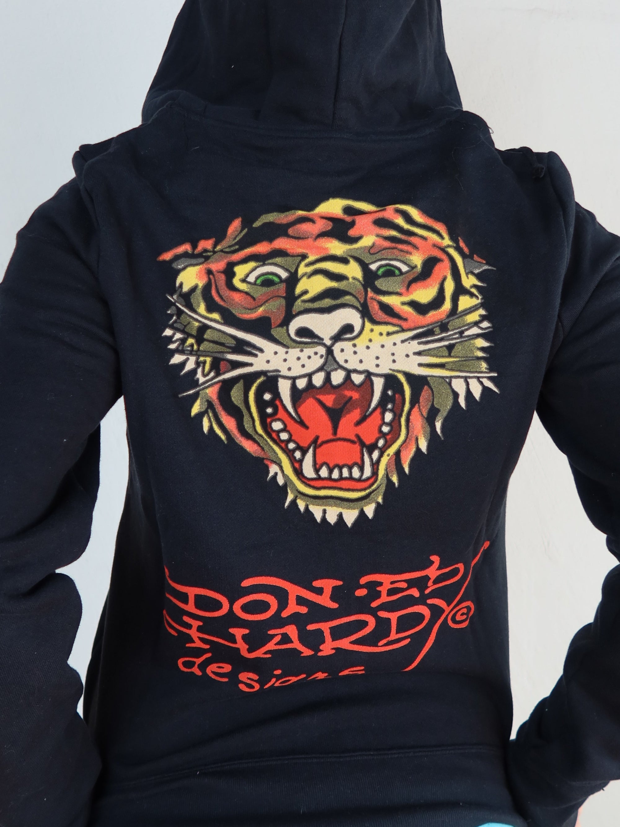 Vtg Ed Hardy Hoodie S/M