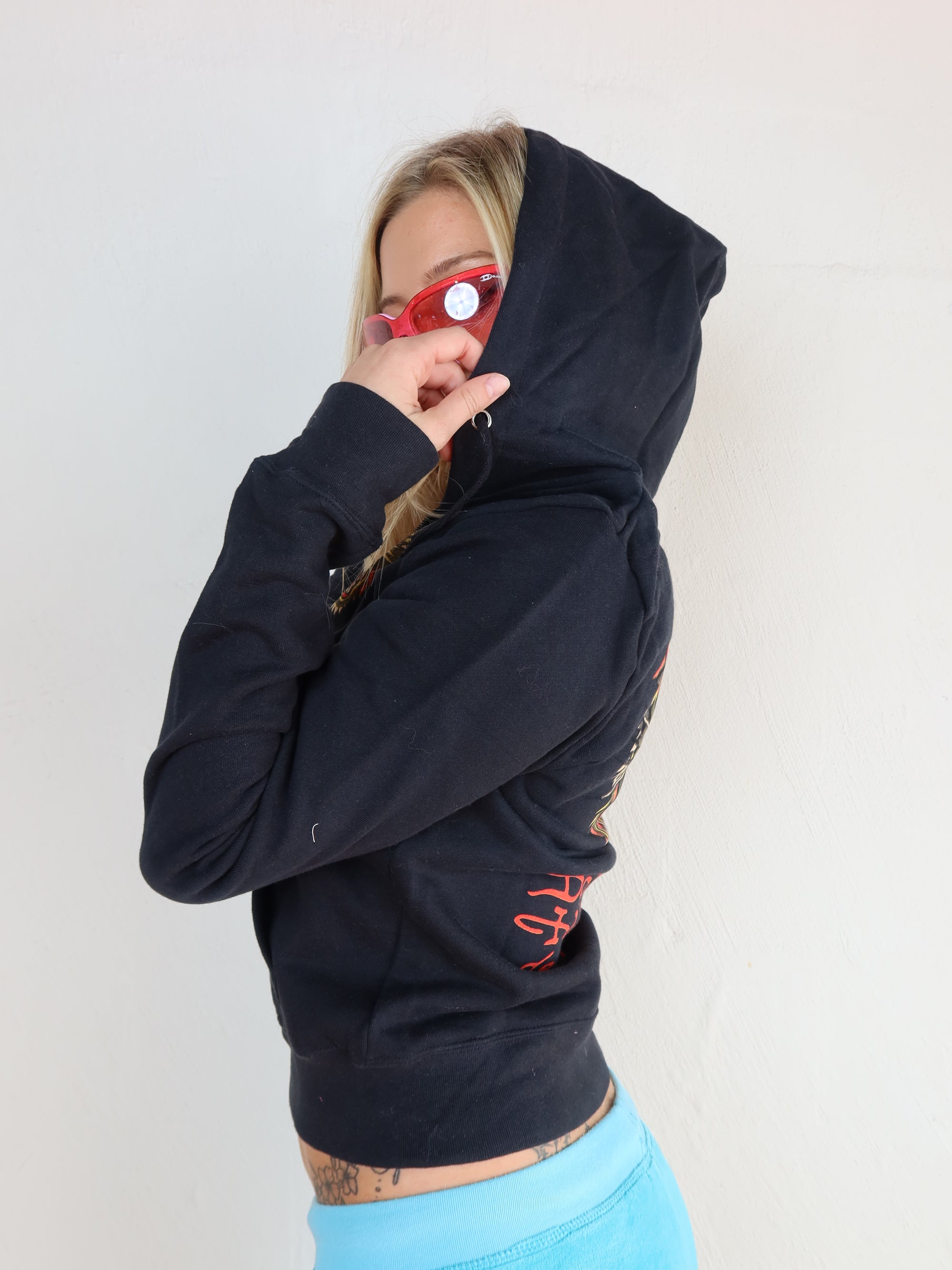 Vtg Ed Hardy Hoodie S/M