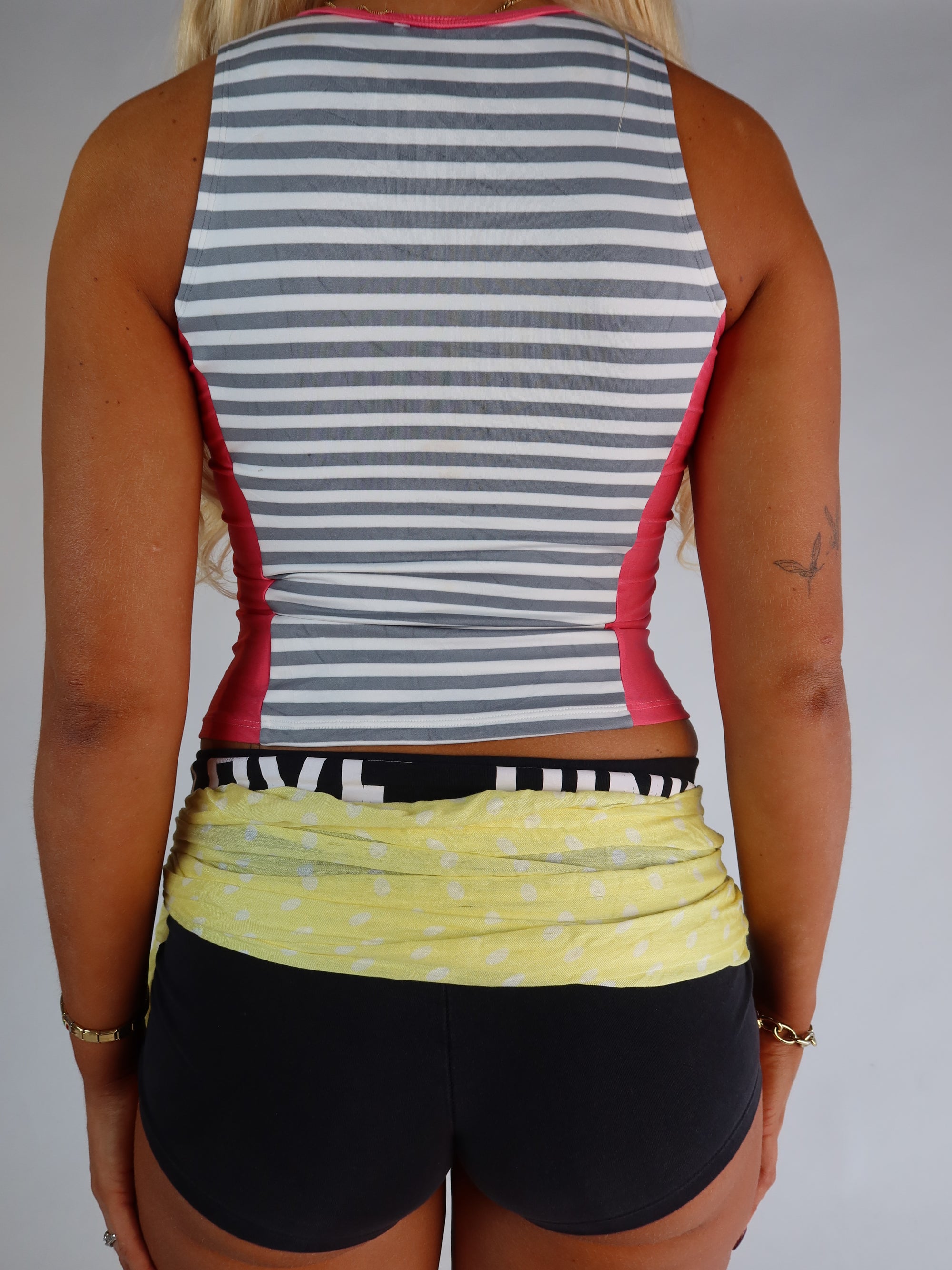 Adidas Striped Sporty Tank S/M