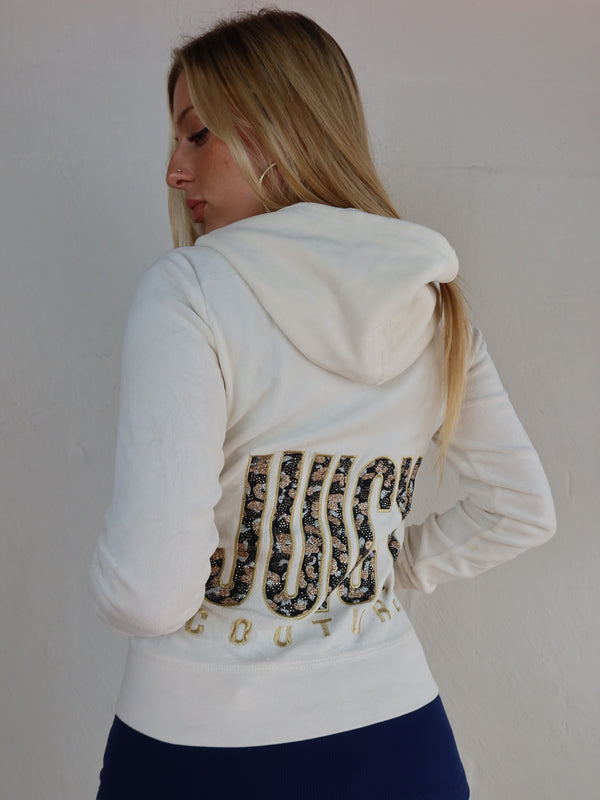 Vintage Juicy Couture jacket, Y2K resale clothing at Brat's Closet.
