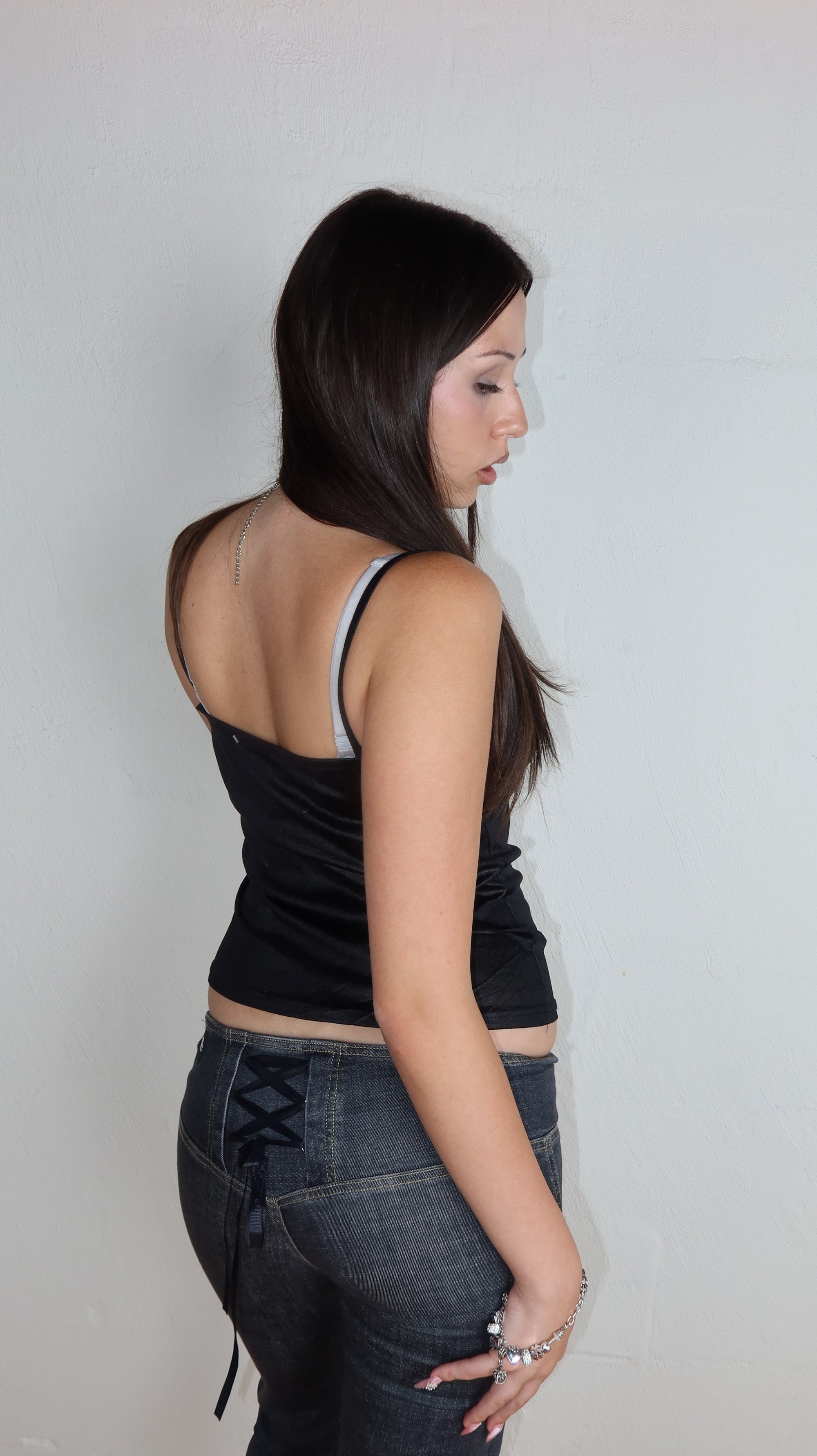 Y2K Embellished Tank S/M