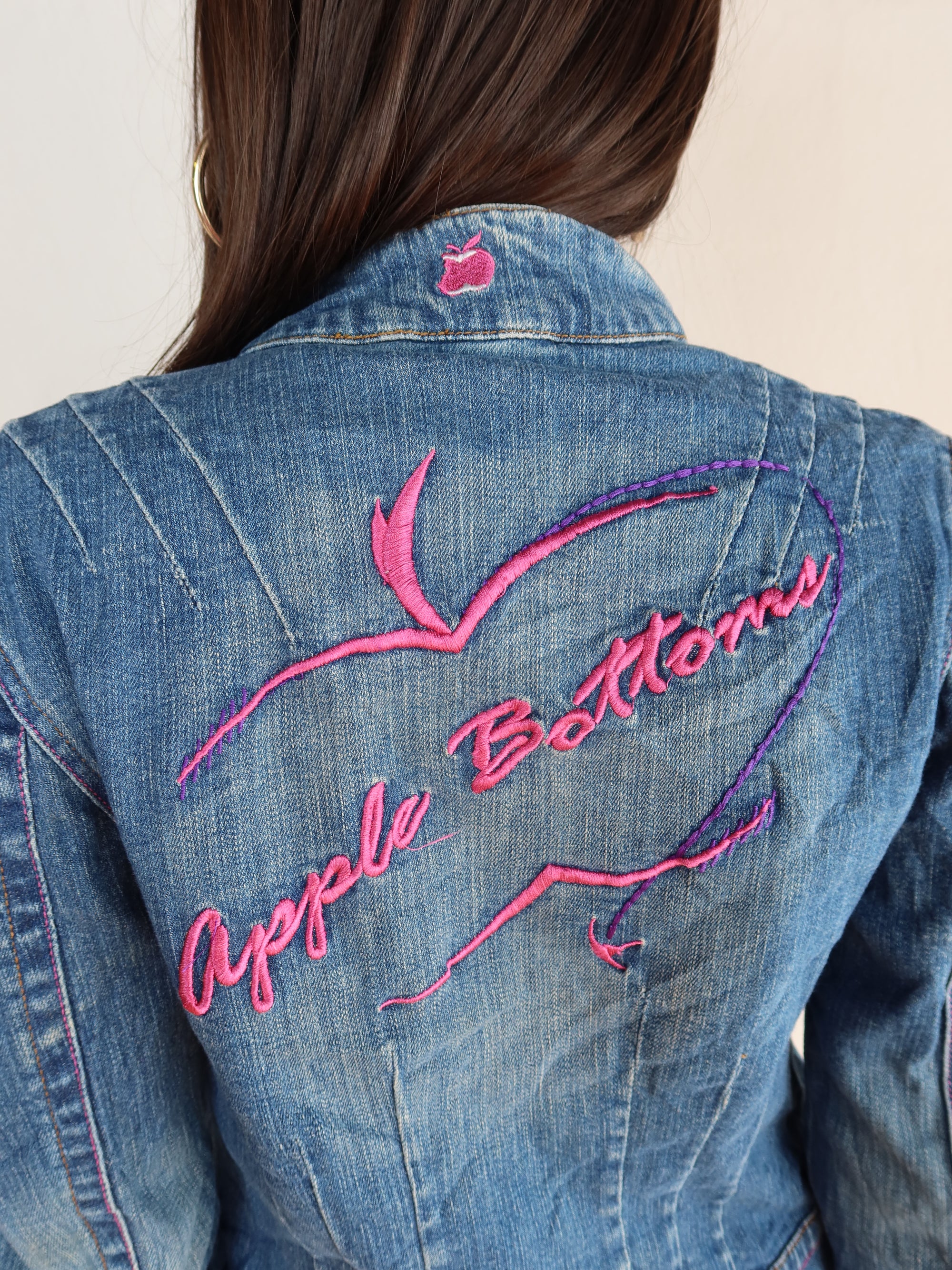 00's Apple Bottoms Denim Jacket L