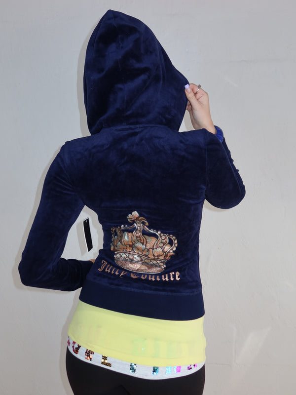 Vintage Juicy Couture jacket, Y2K resale clothing at Brat's Closet.