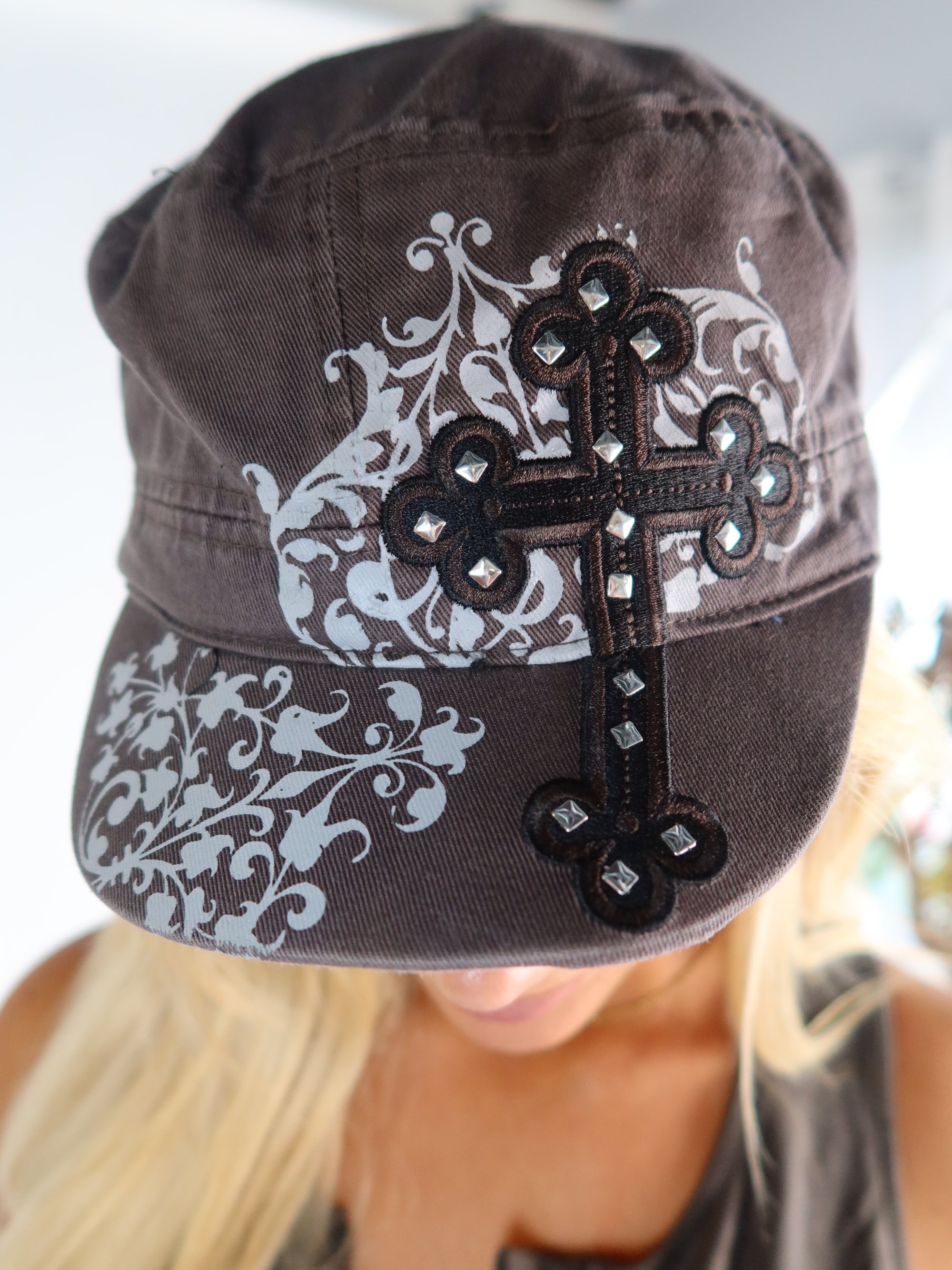 Brown Cross Festi Cap
