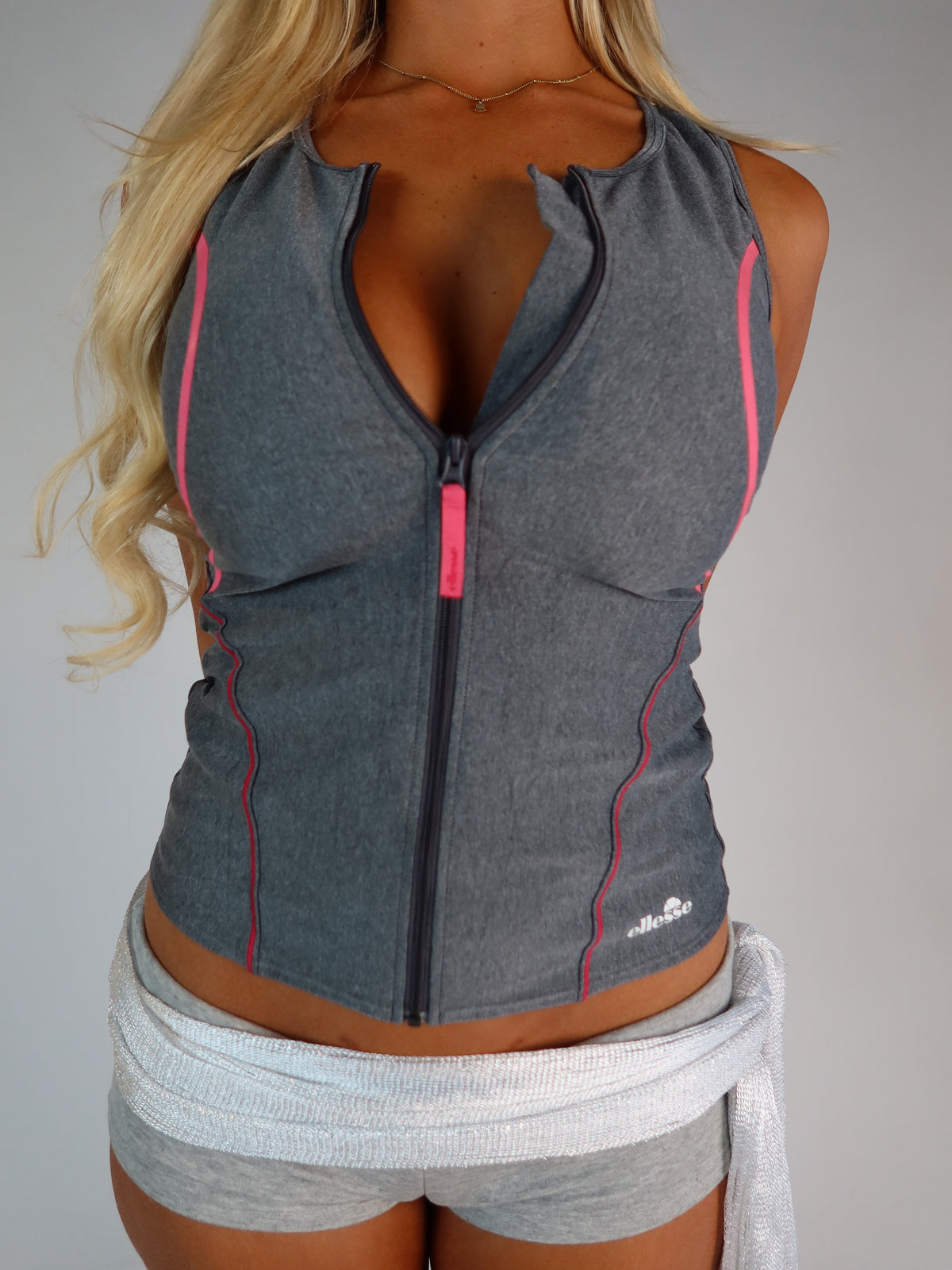 Ellesse Grey Sporty Tank S/M