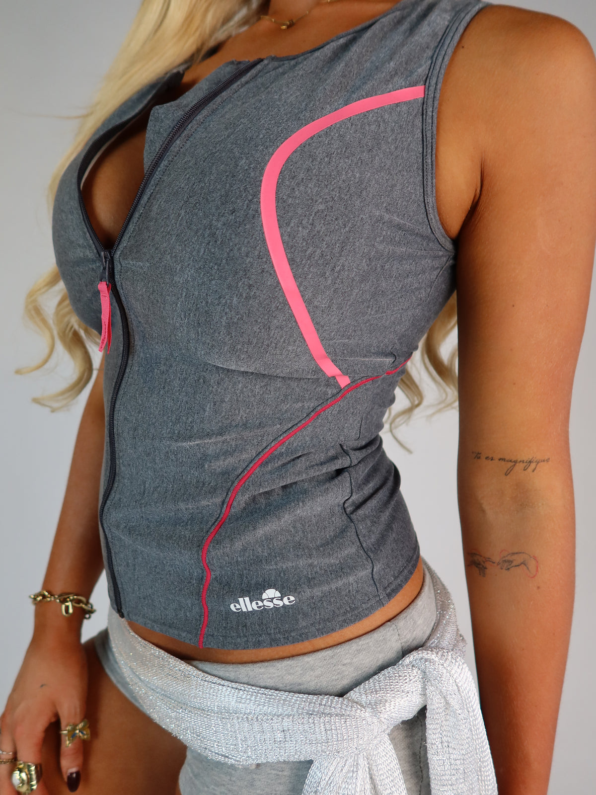 Ellesse Grey Sporty Tank S/M