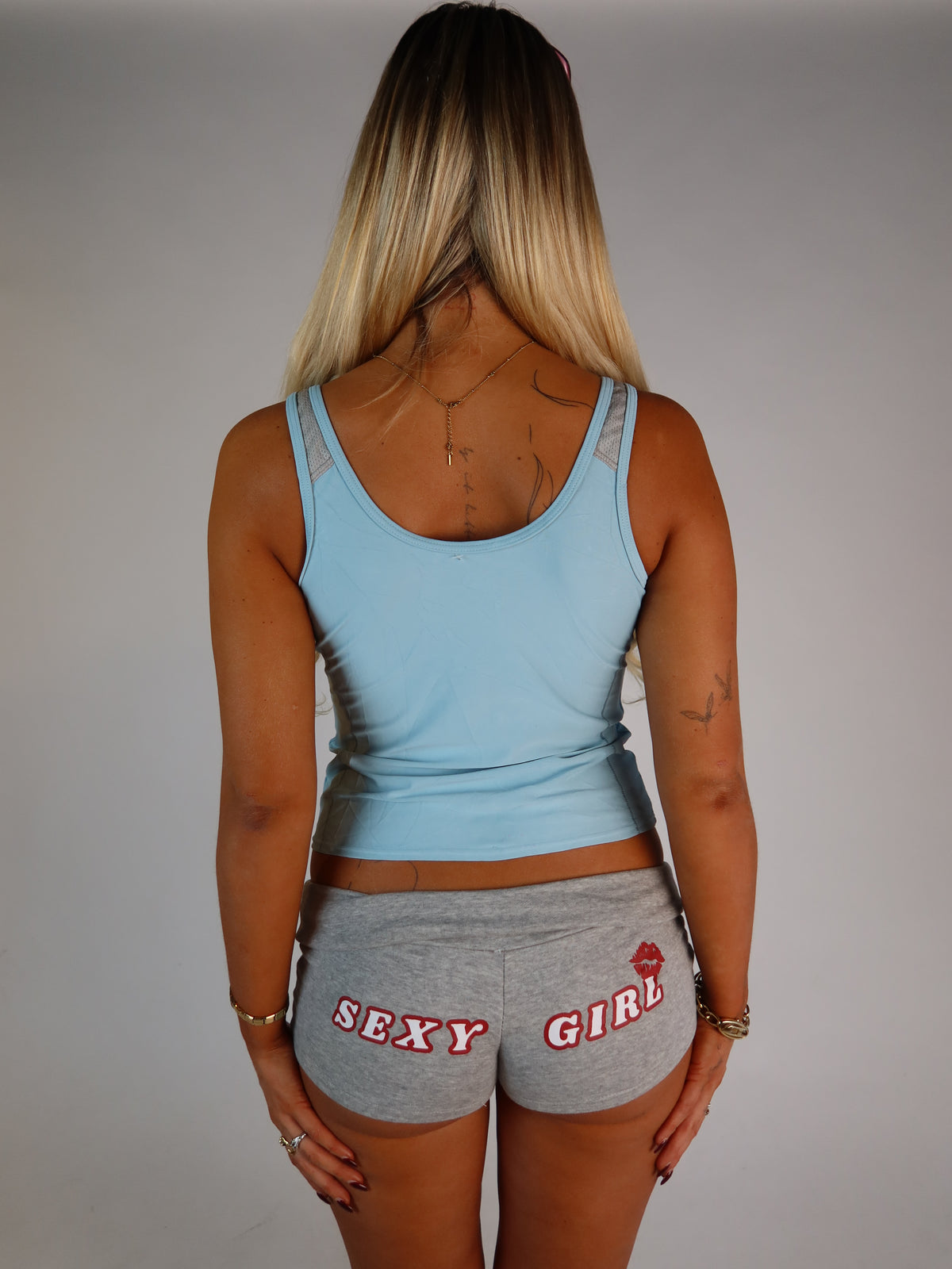 Baby Blue Sporty Tank S/M