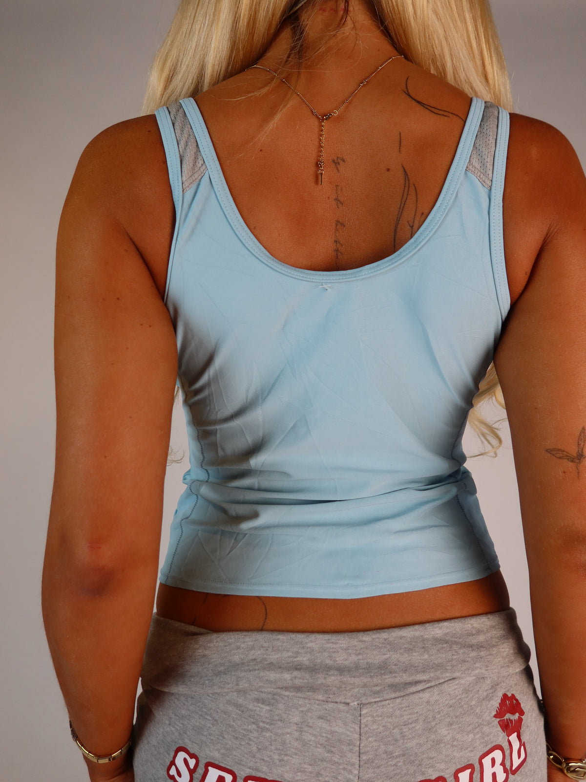 Baby Blue Sporty Tank S/M