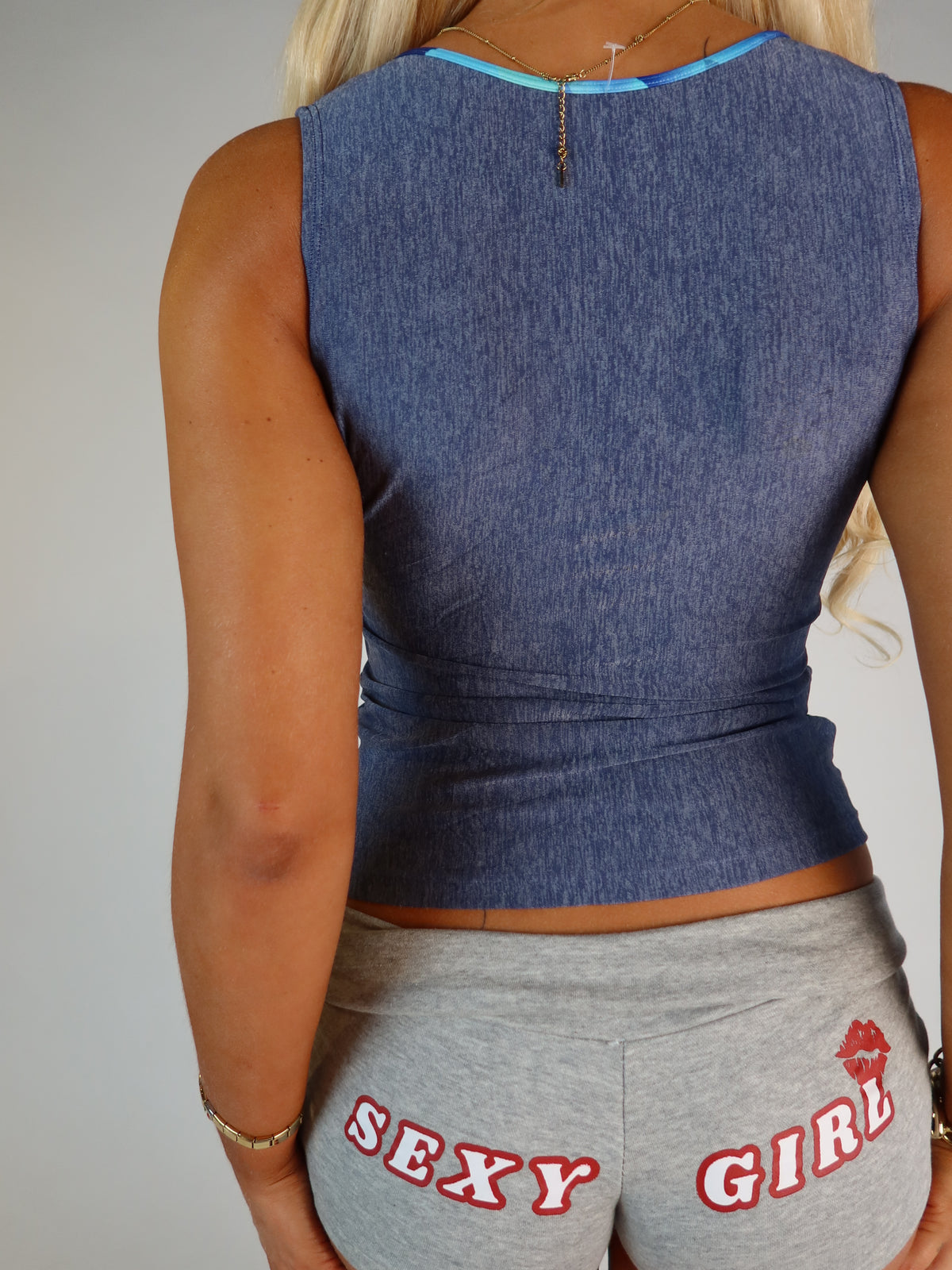 Navy Sporty Tank S/M