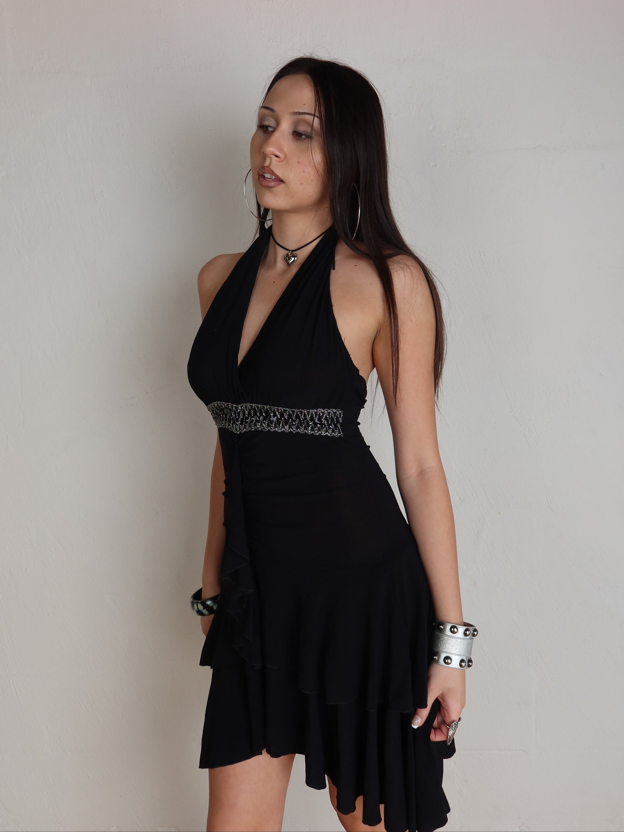 00's Halter Dress S