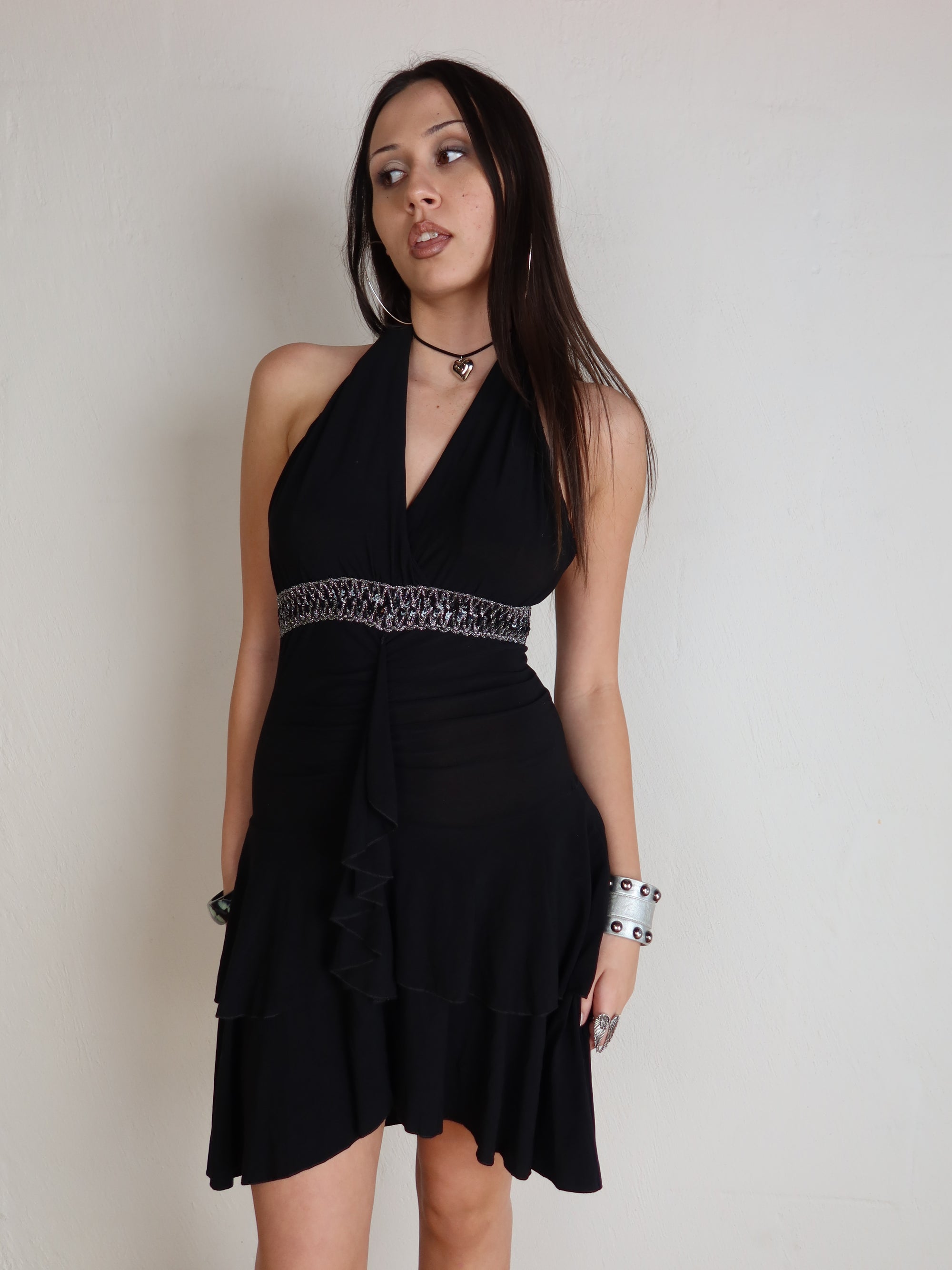 00's Halter Dress S