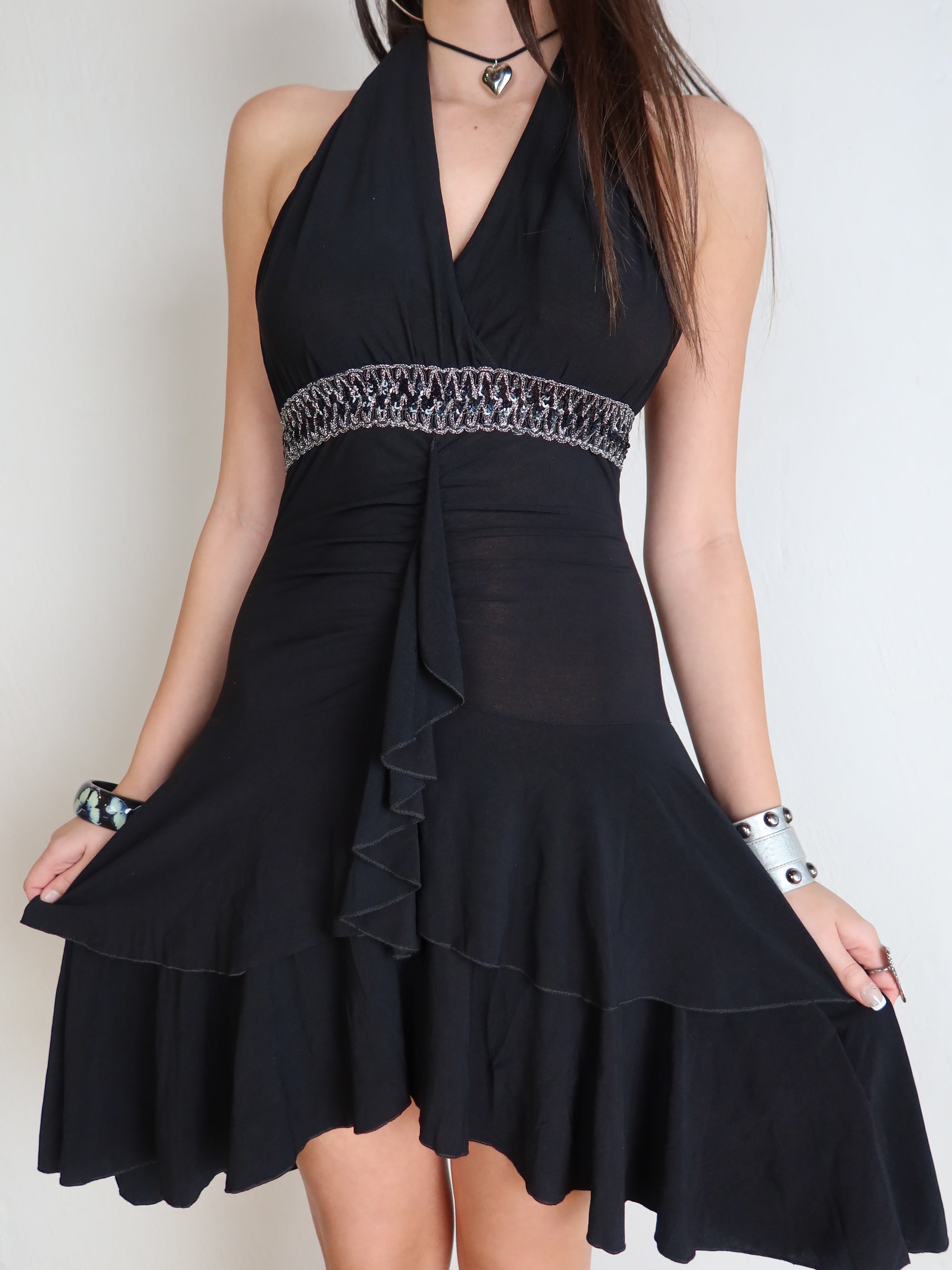 00's Halter Dress S