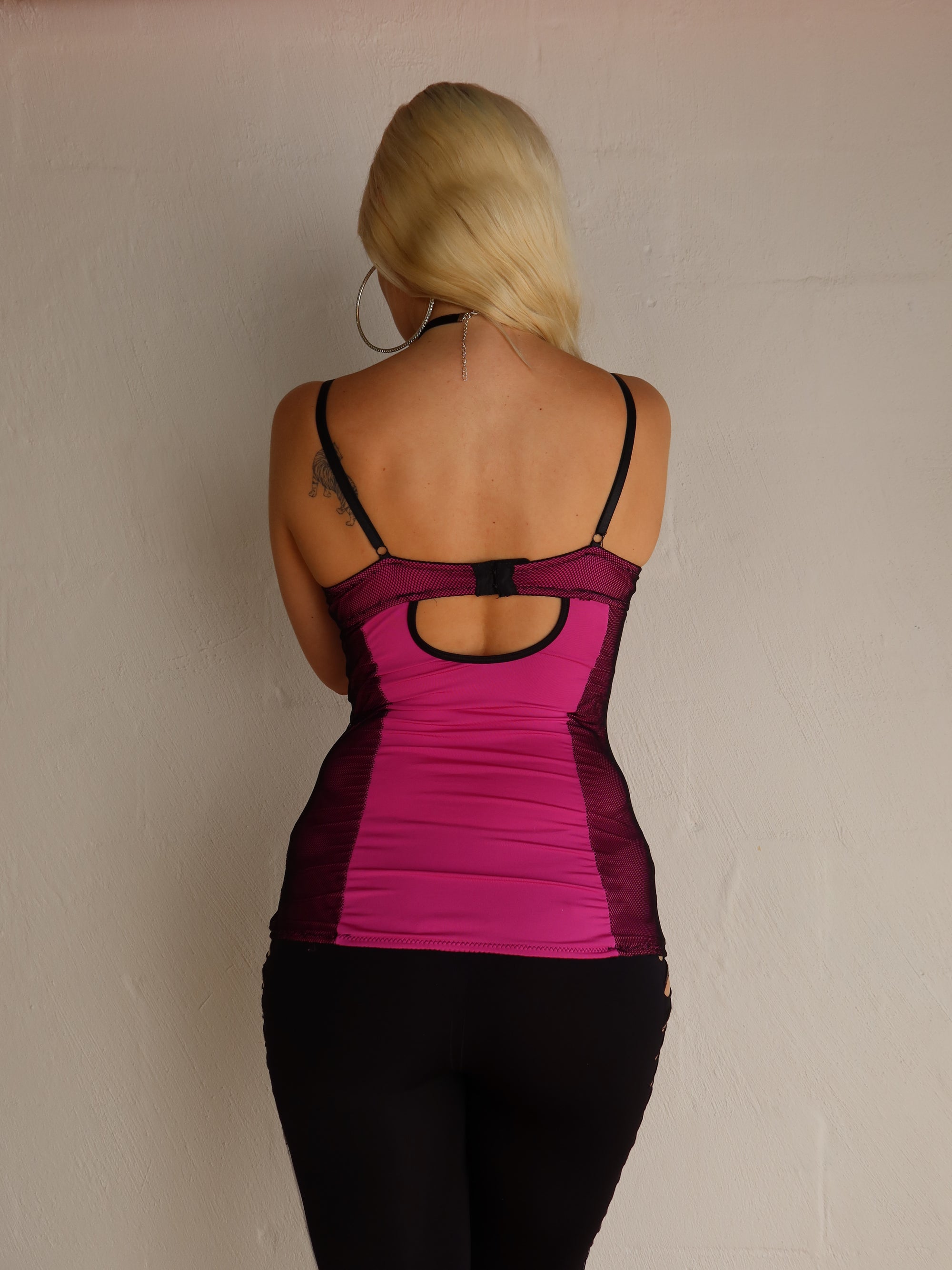 McBling Hot Pink Tank S