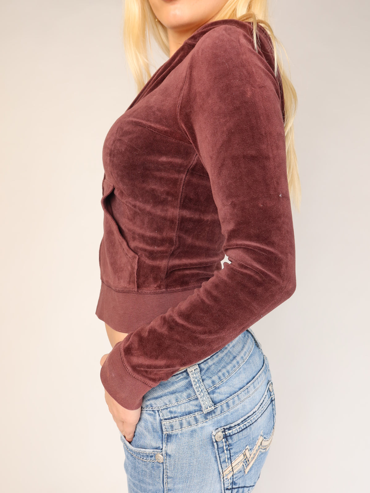 Juicy Burgundy Hoodie XS/S