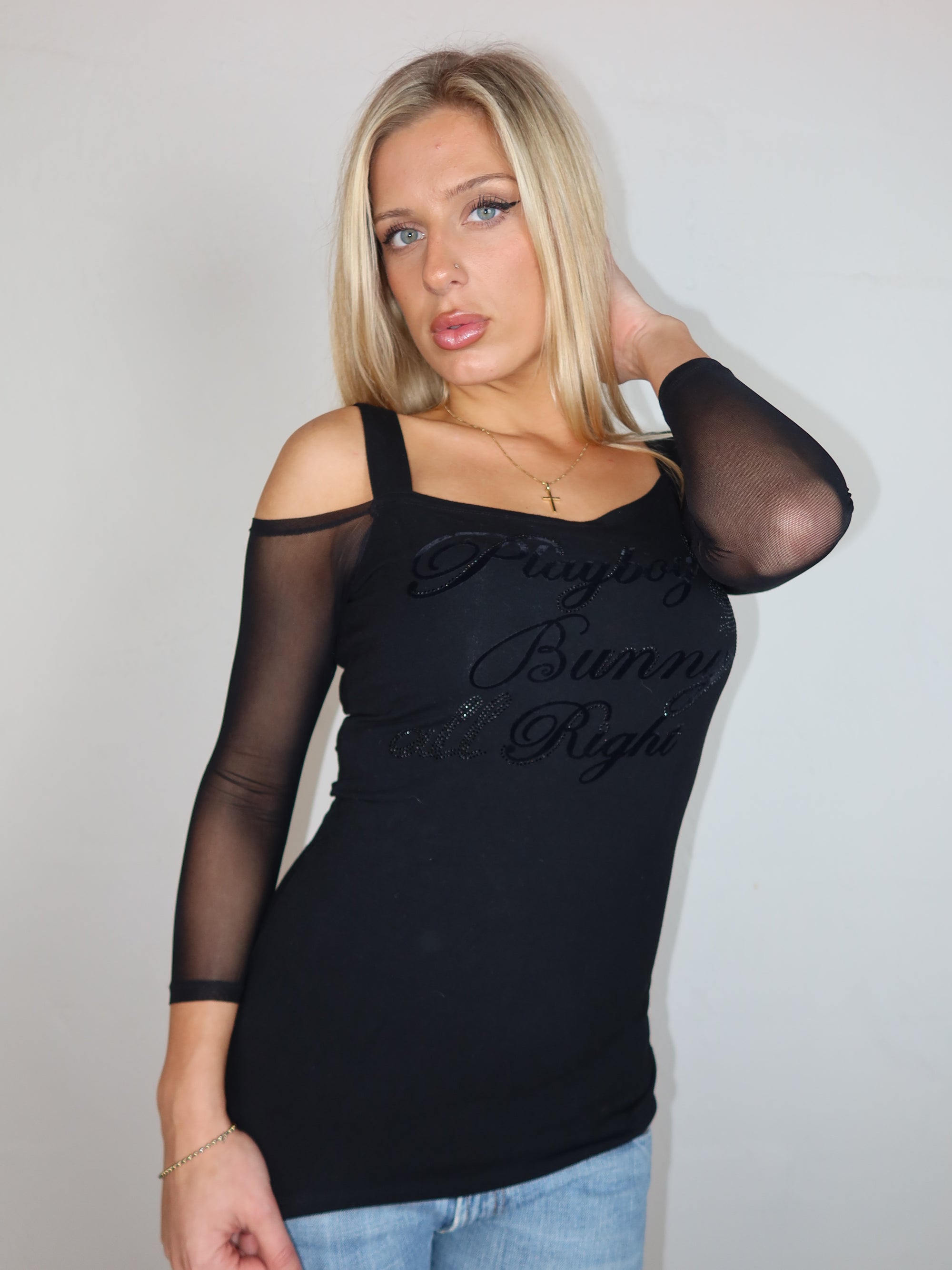 Playboy Mesh Top S