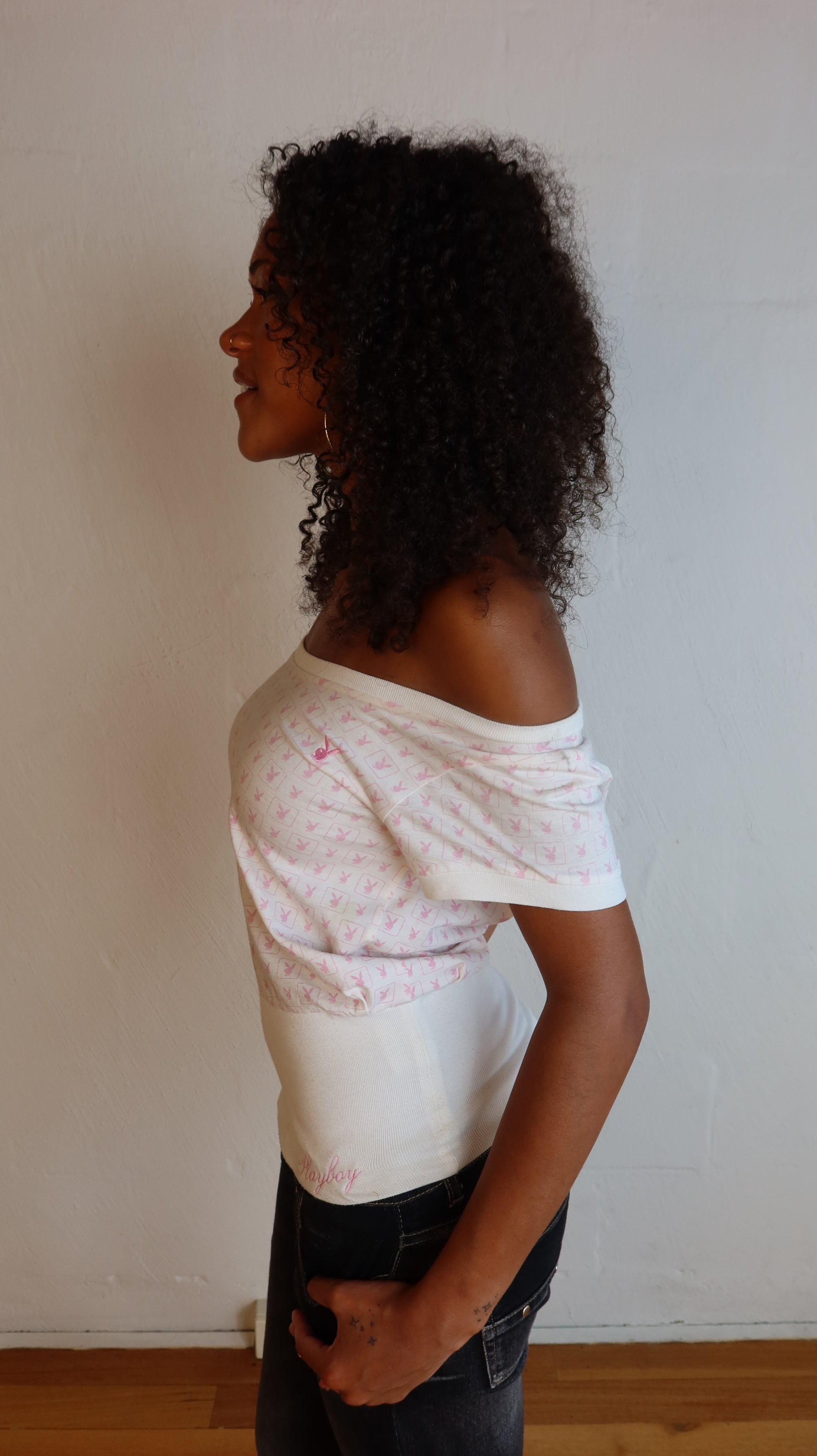 Playboy Off Shoulder Top S/M