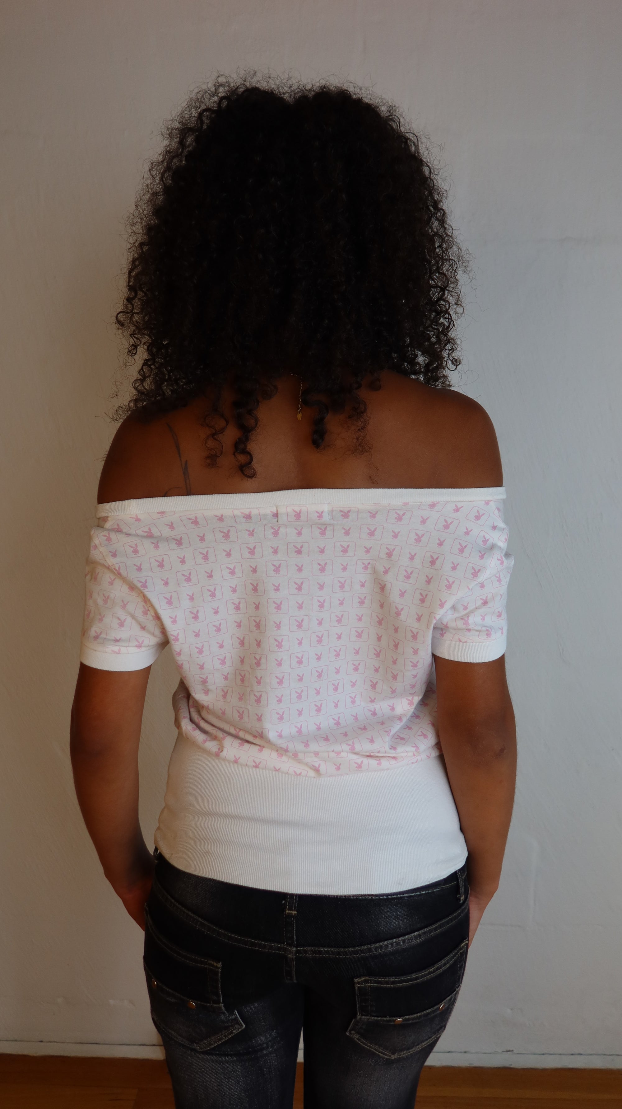 Playboy Off Shoulder Top S/M