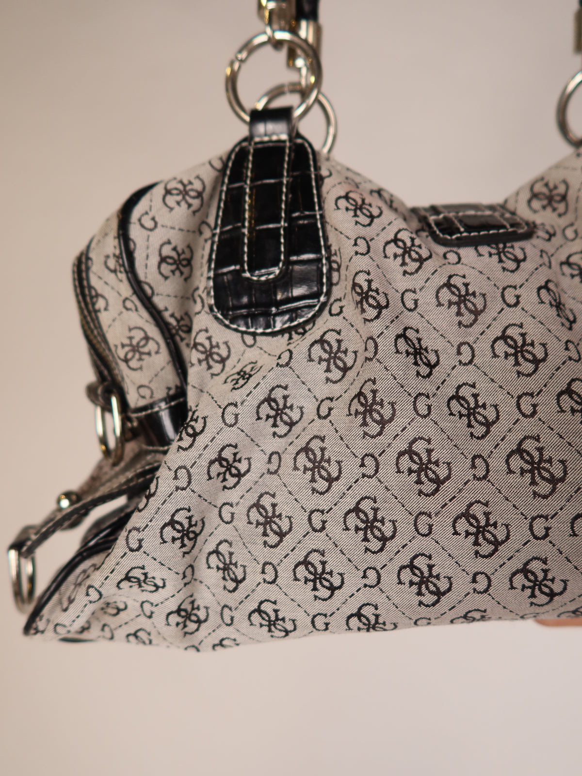 Guess Monogram Shoulder Bag