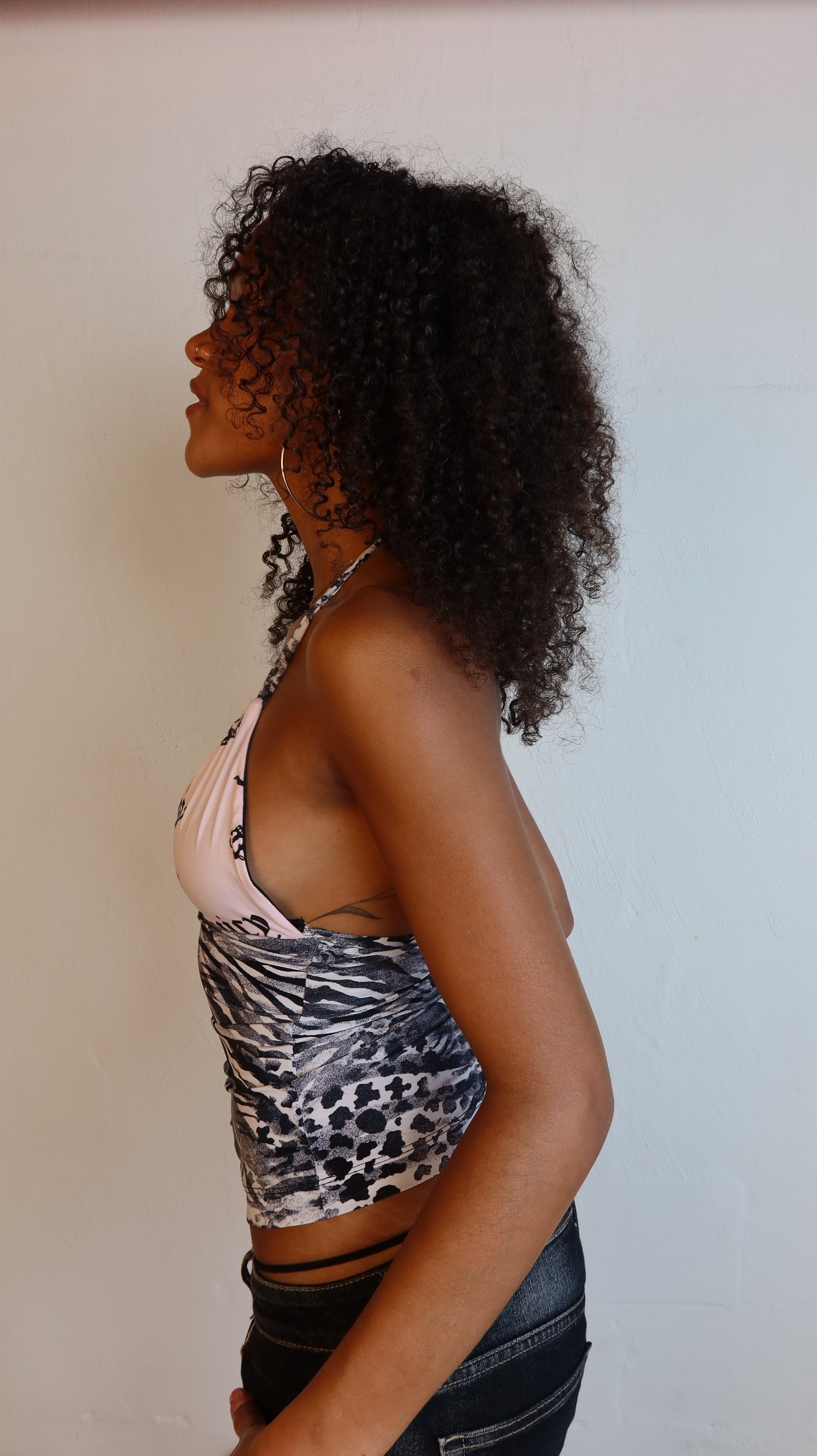 Upcycled Juicy Halter Top S