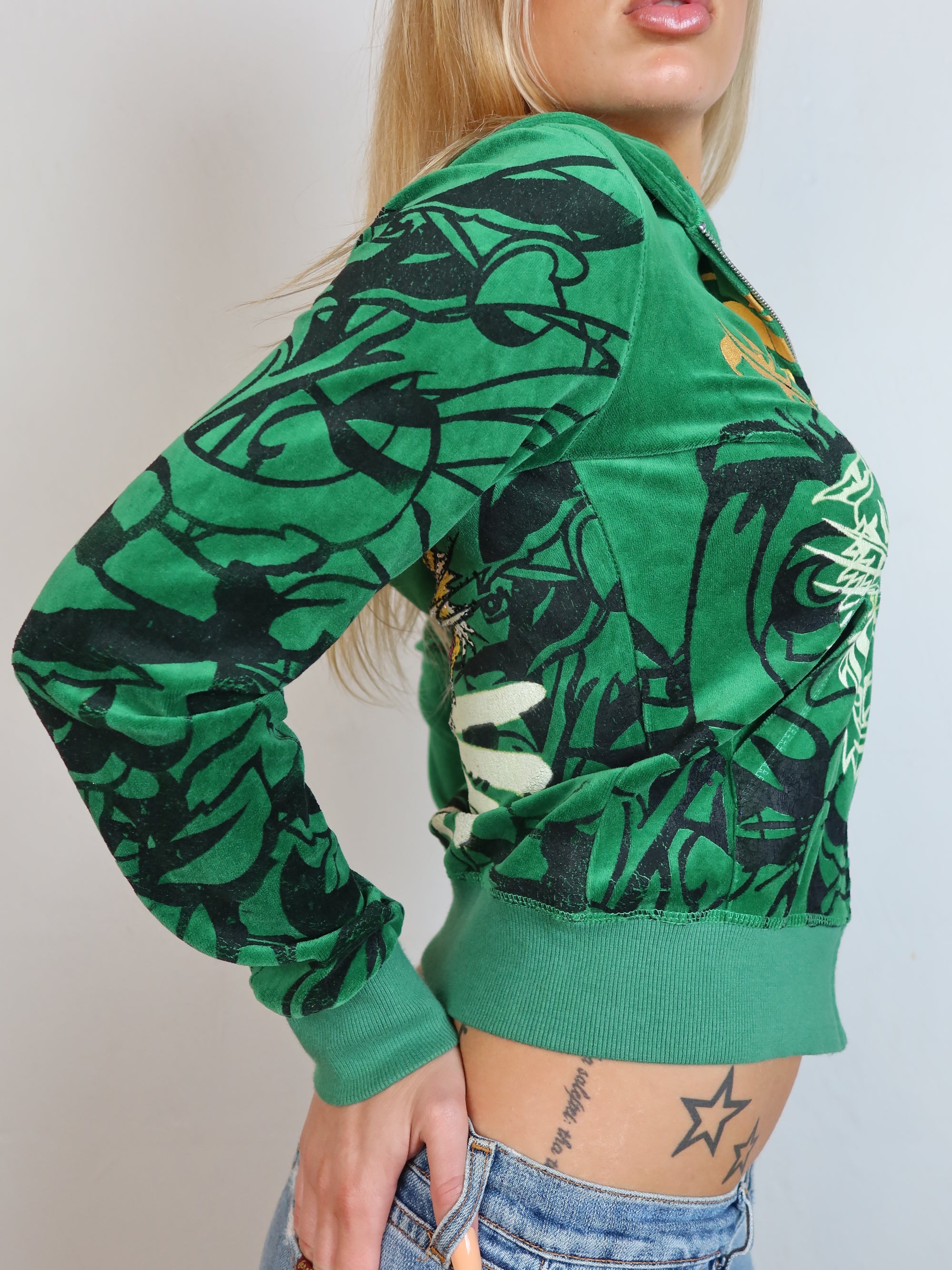 Vtg Ed Hardy Hoodie S/M