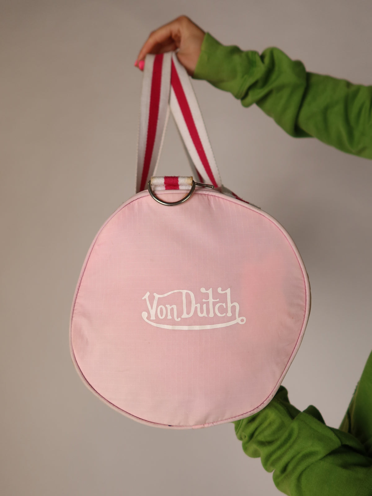Von Dutch Pink Duffle Bag
