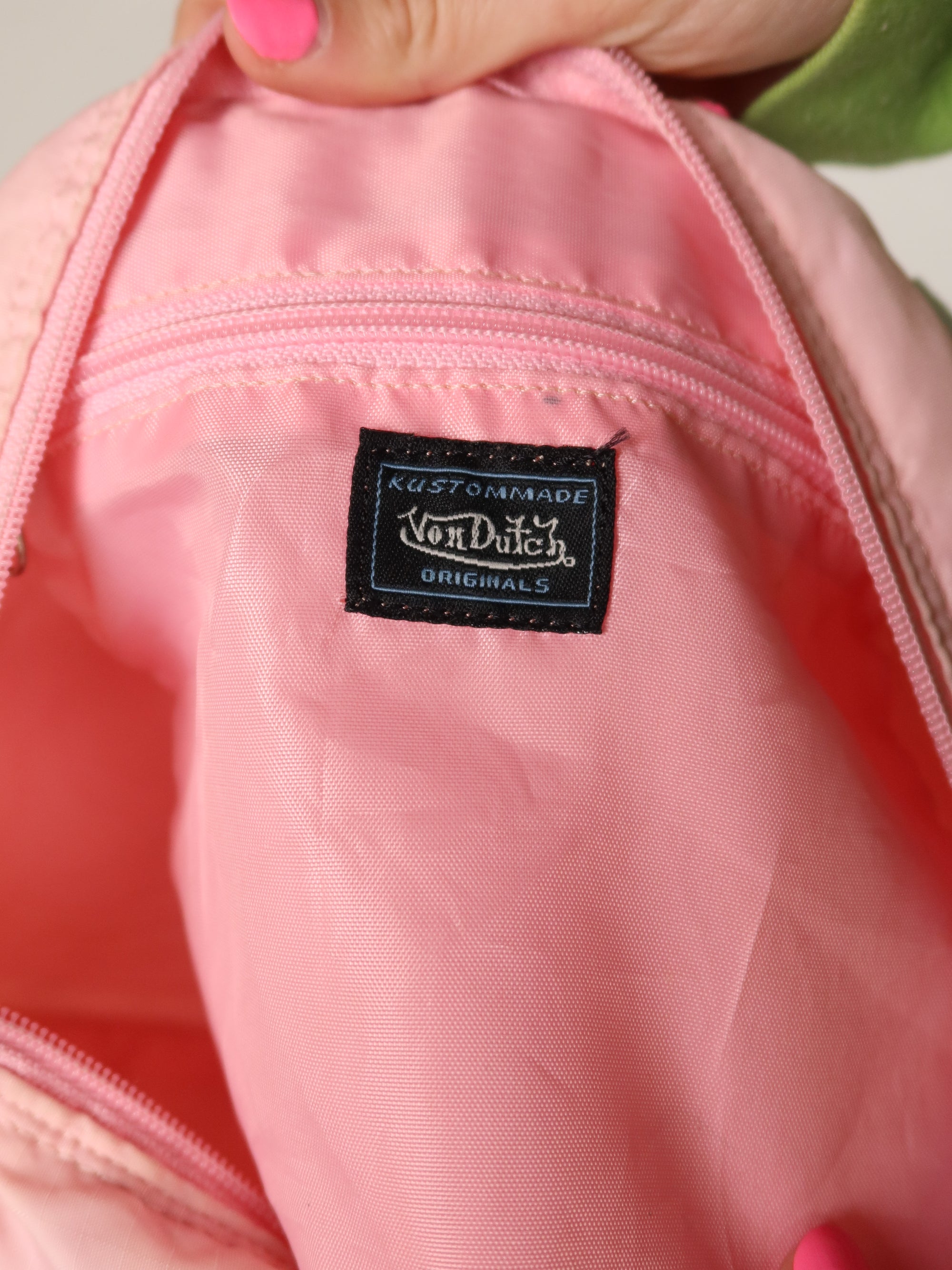 Von Dutch Pink Duffle Bag