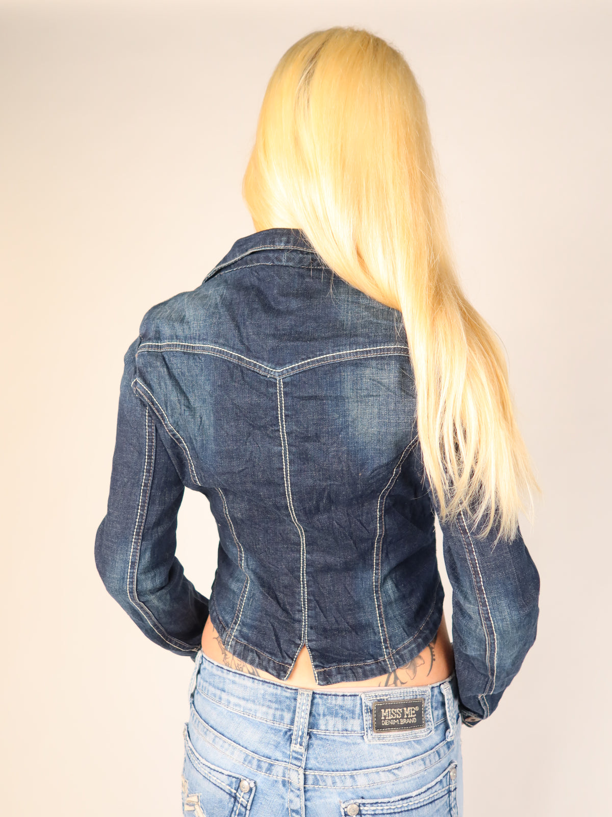 Cropped Corset Military Jacket S/M