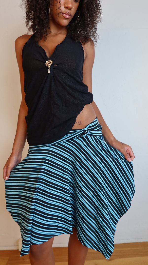 Striped Midi Skirt S/M
