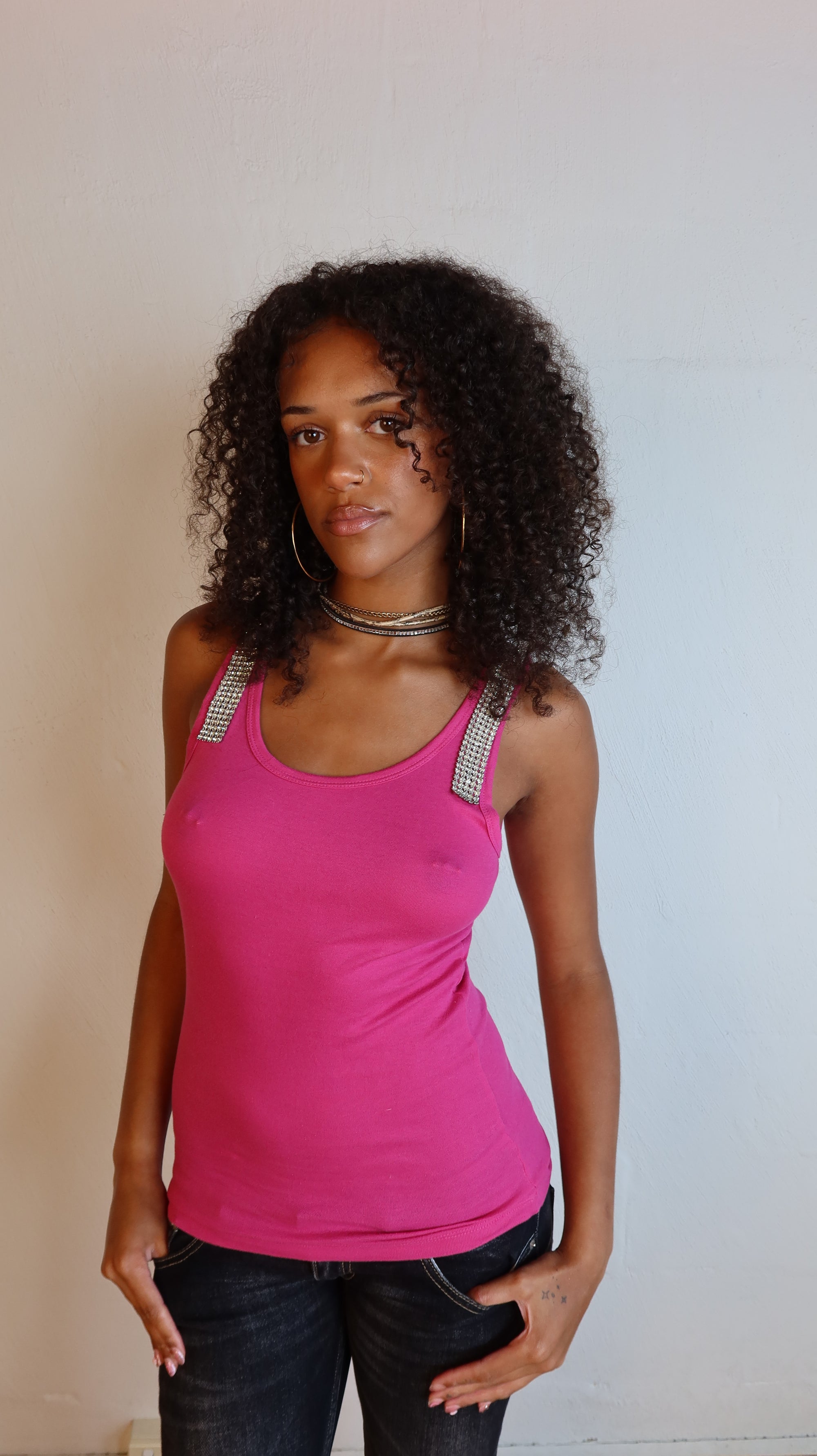 Mcbling Long Tank/Mini Dress XS